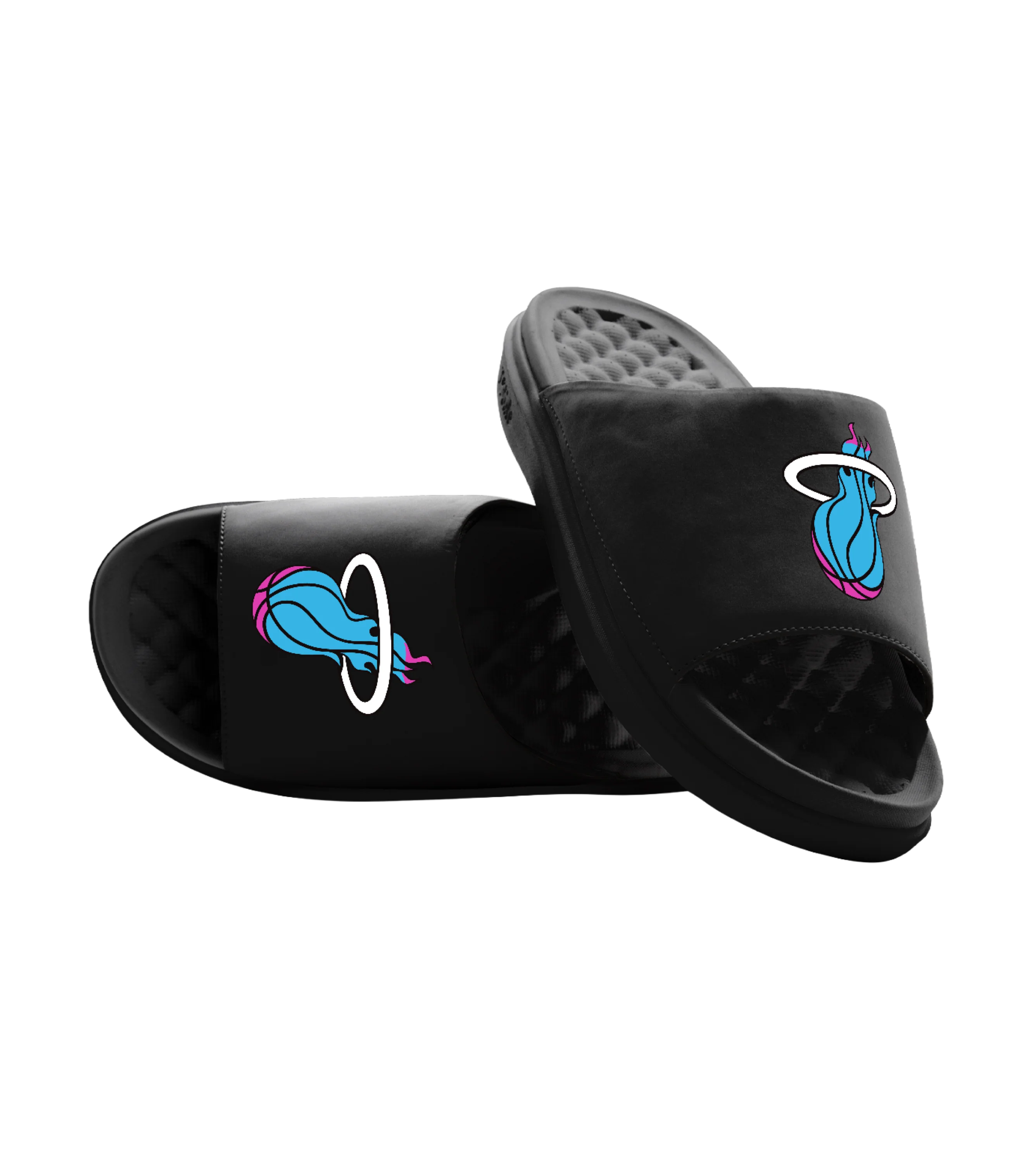 ISlide Miami HEAT Original Vice Nights Logo Sandals - Image 2