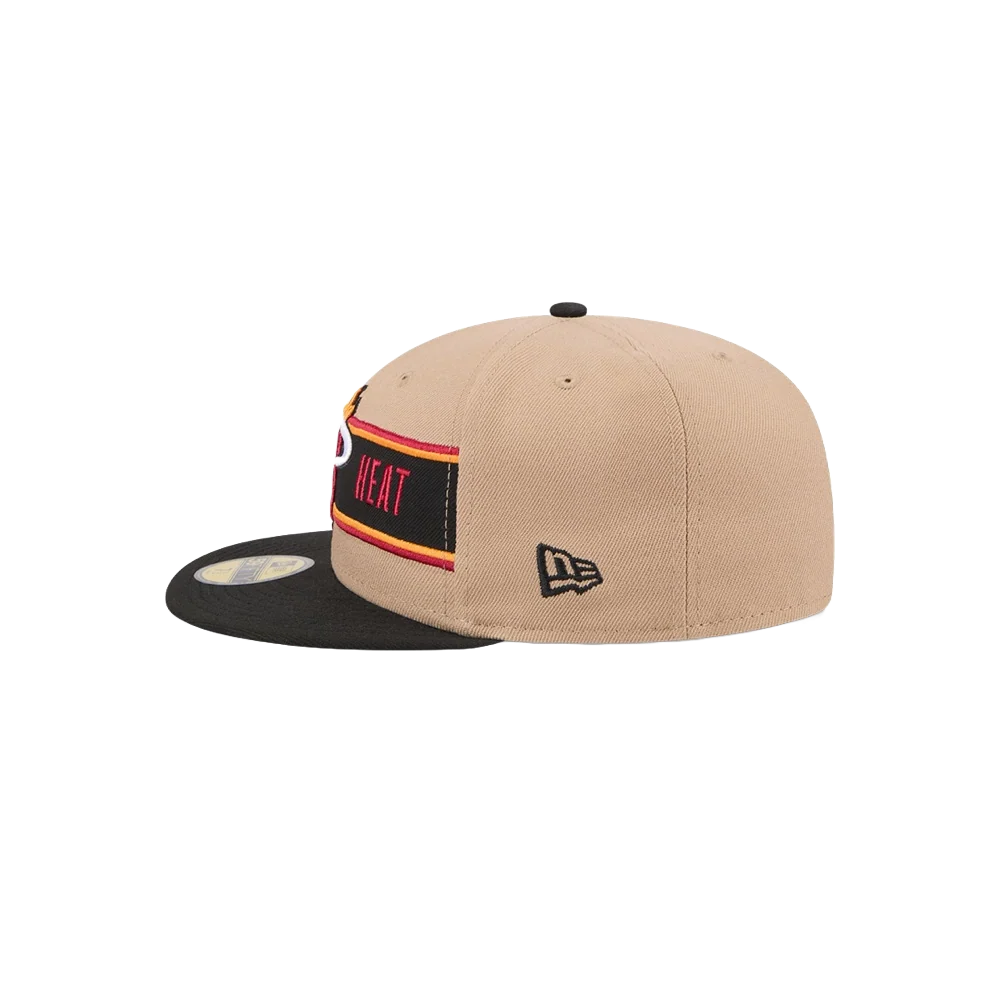 New Era Miami HEAT 2024 Draft Fitted - Image 4