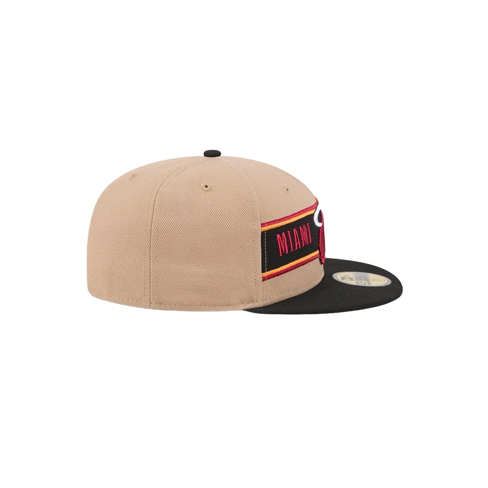 New Era Miami HEAT 2024 Draft Fitted - Image 6