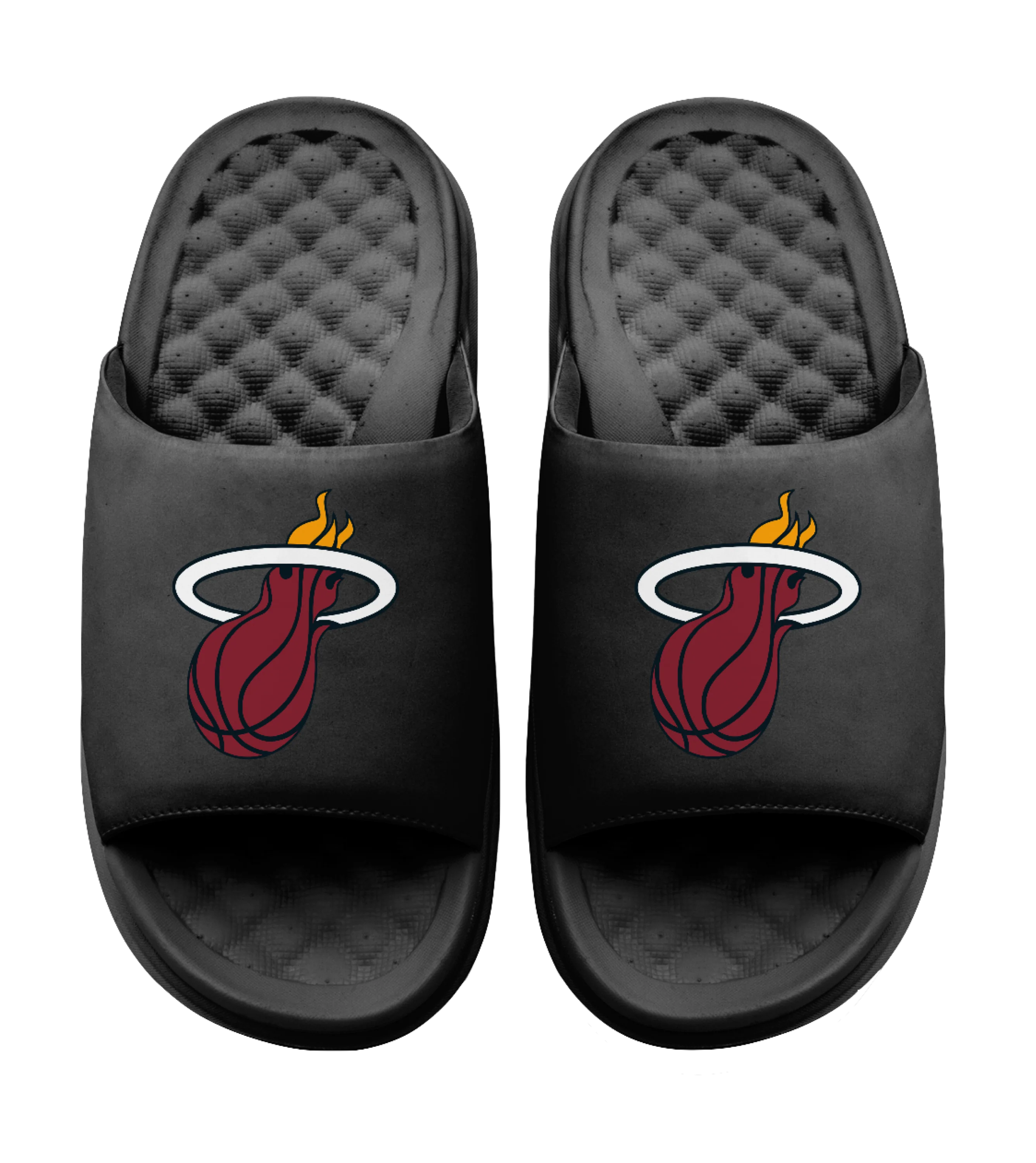 ISlide Miami HEAT Black Logo Sandals