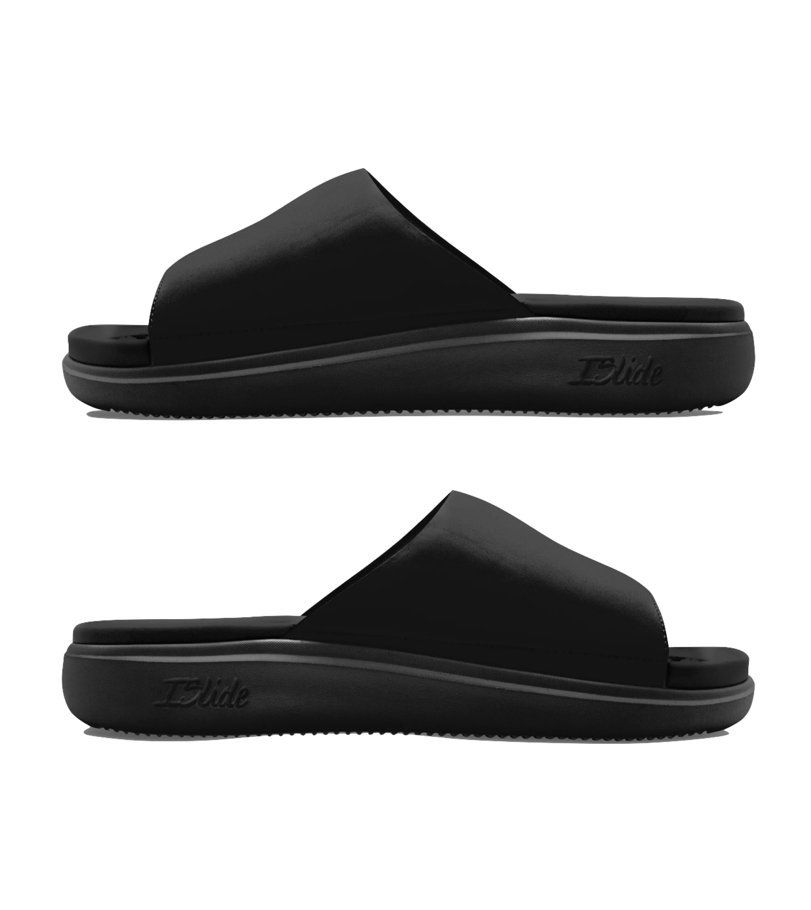 ISlide Miami HEAT Black Logo Sandals - Image 3