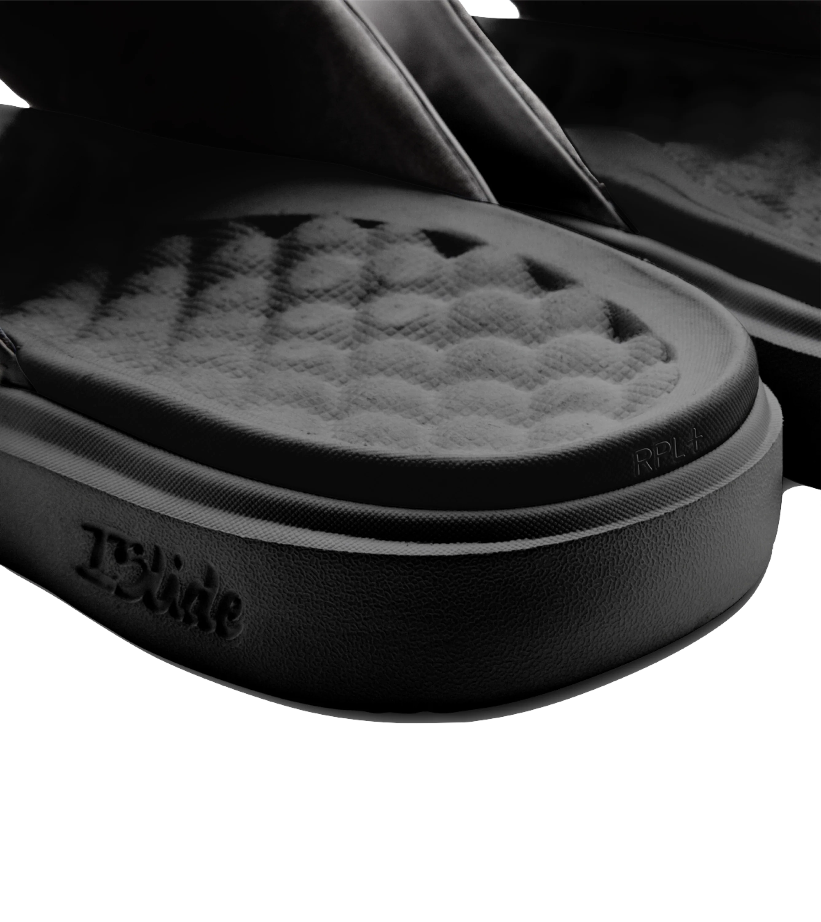 ISlide Miami HEAT Black Logo Sandals - Image 4