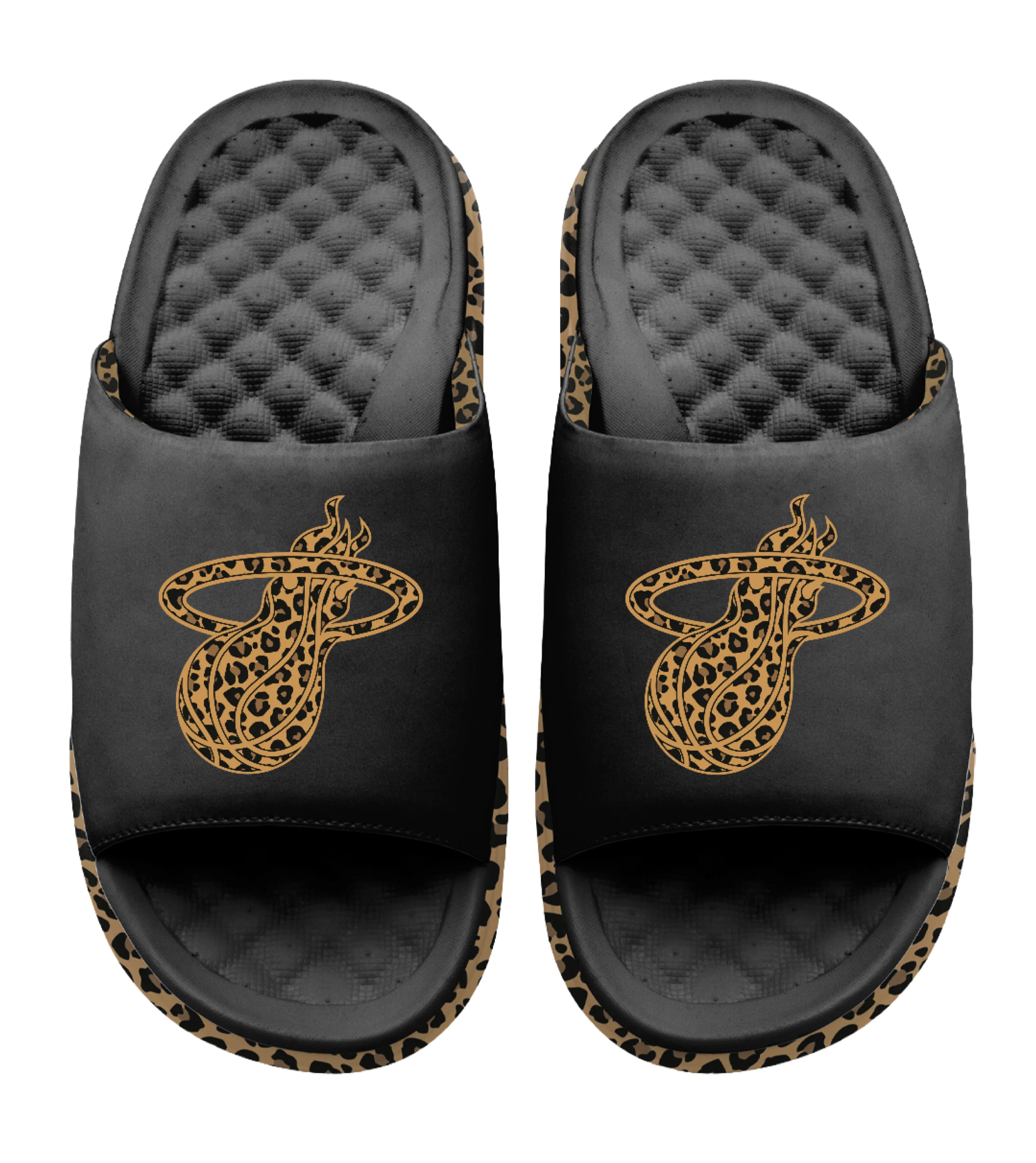 ISlide Miami HEAT Cheetah Dip Sandals