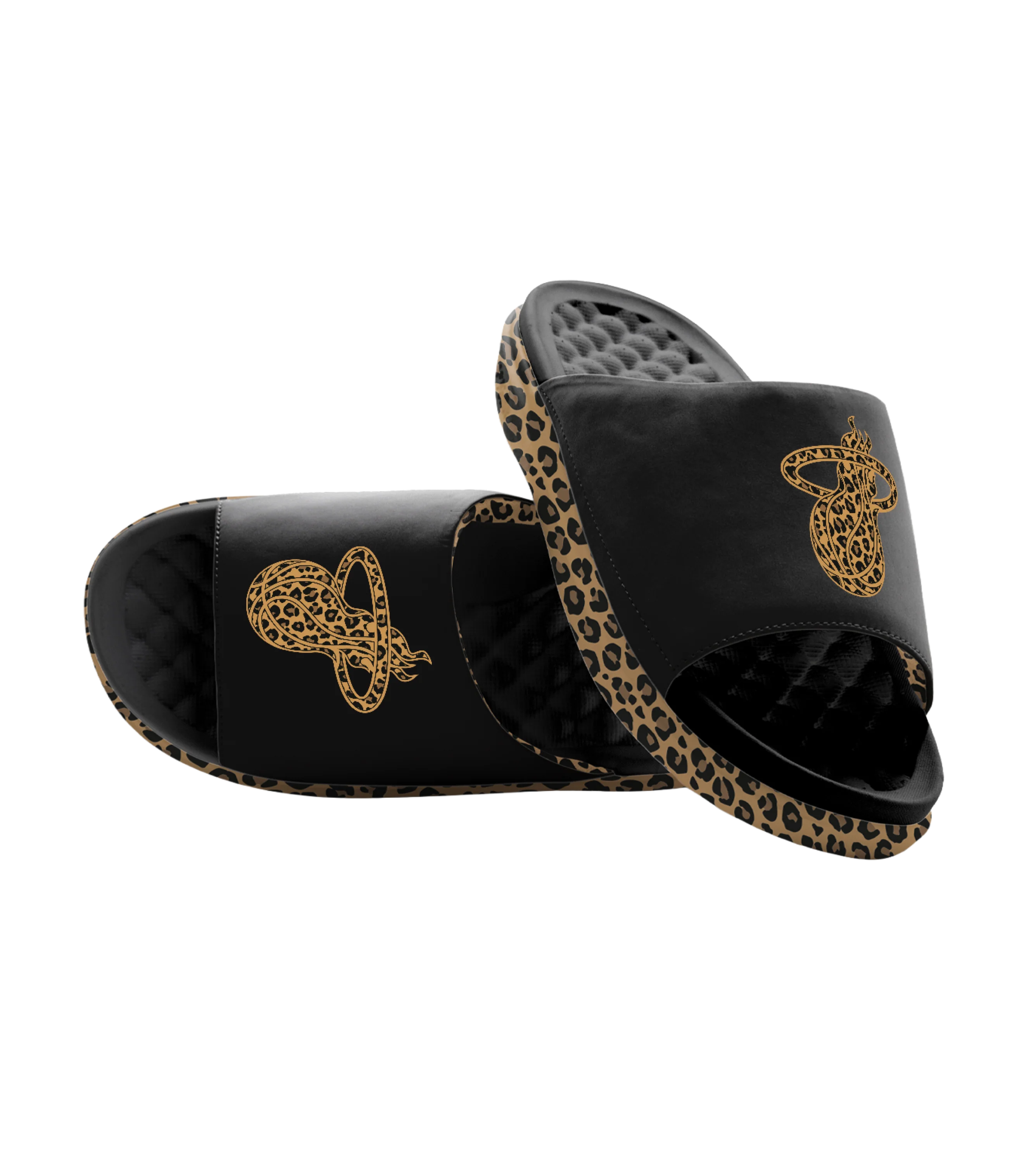 ISlide Miami HEAT Cheetah Dip Sandals - Image 2