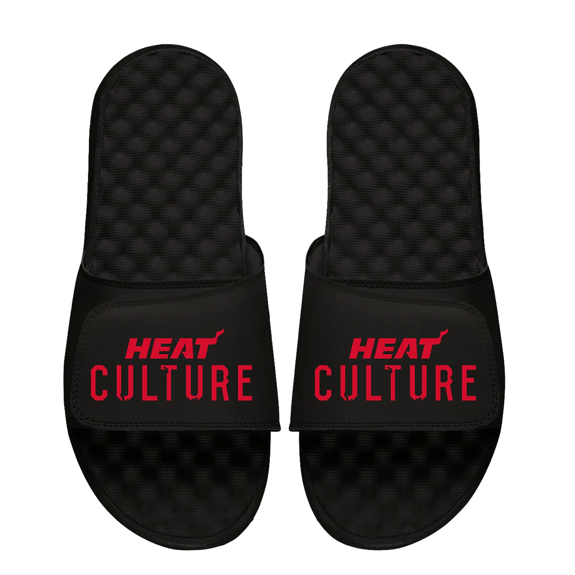 ISlide HEAT Culture: Blood Red Black Sandals
