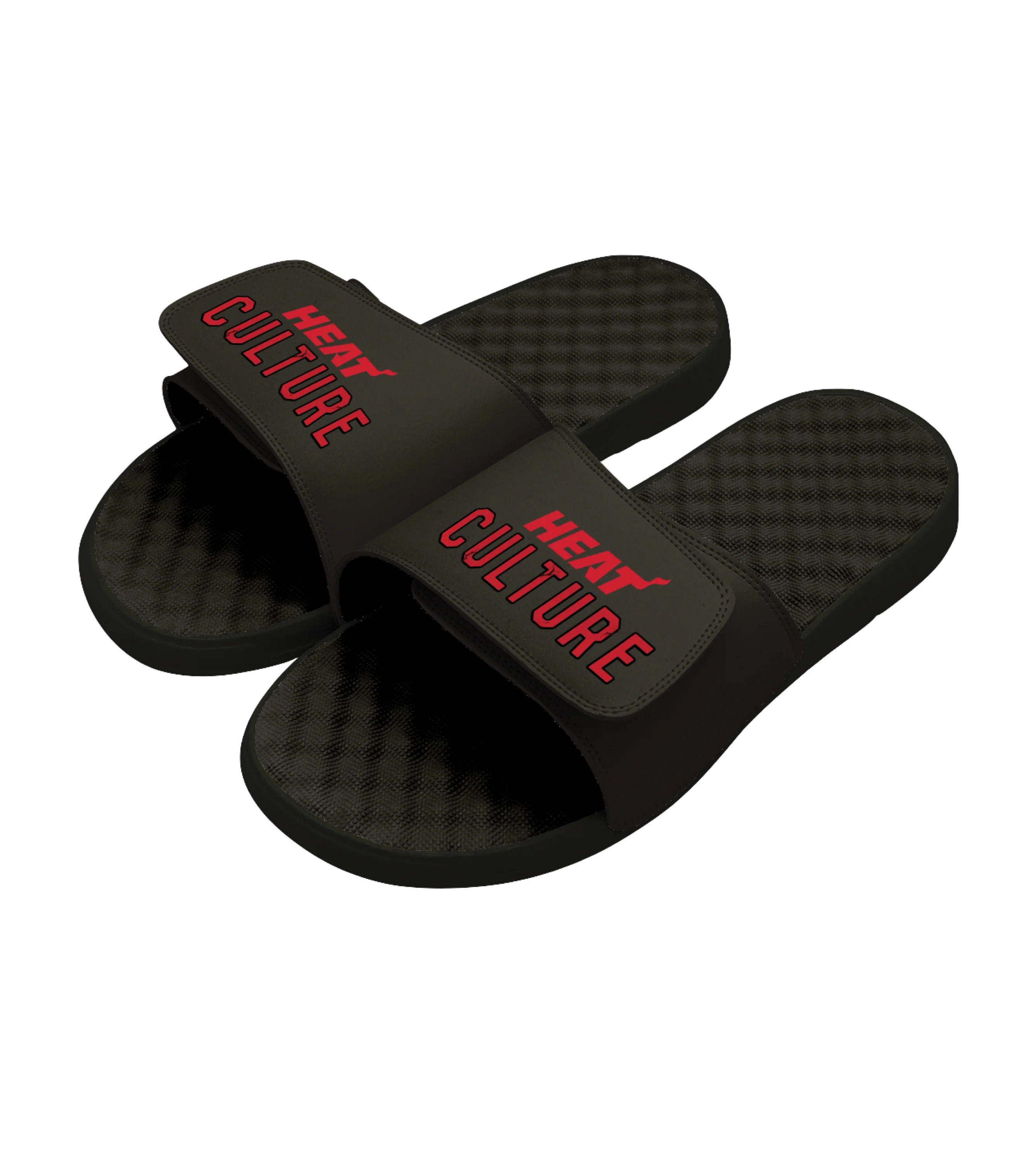 ISlide HEAT Culture: Blood Red Black Sandals - Image 2