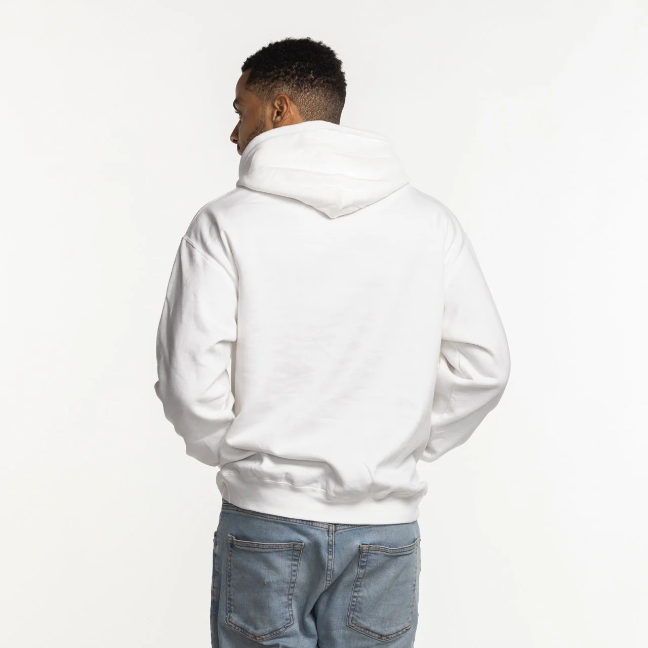 Miami HEAT Logo White Hoodie - Image 3
