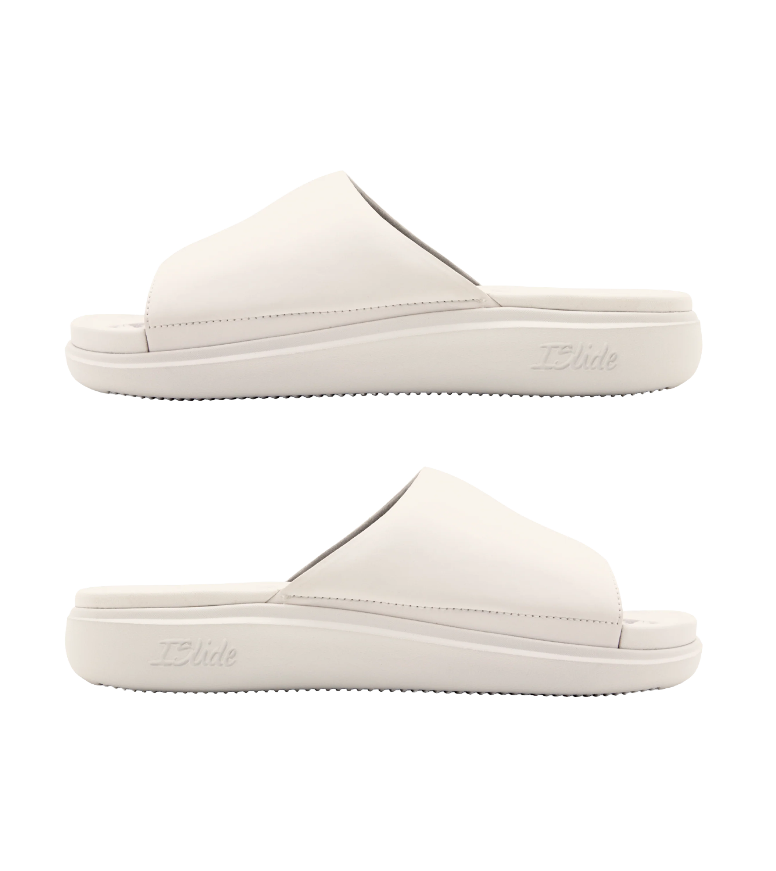 ISlide Miami HEAT Cream Logo Sandals - Image 3