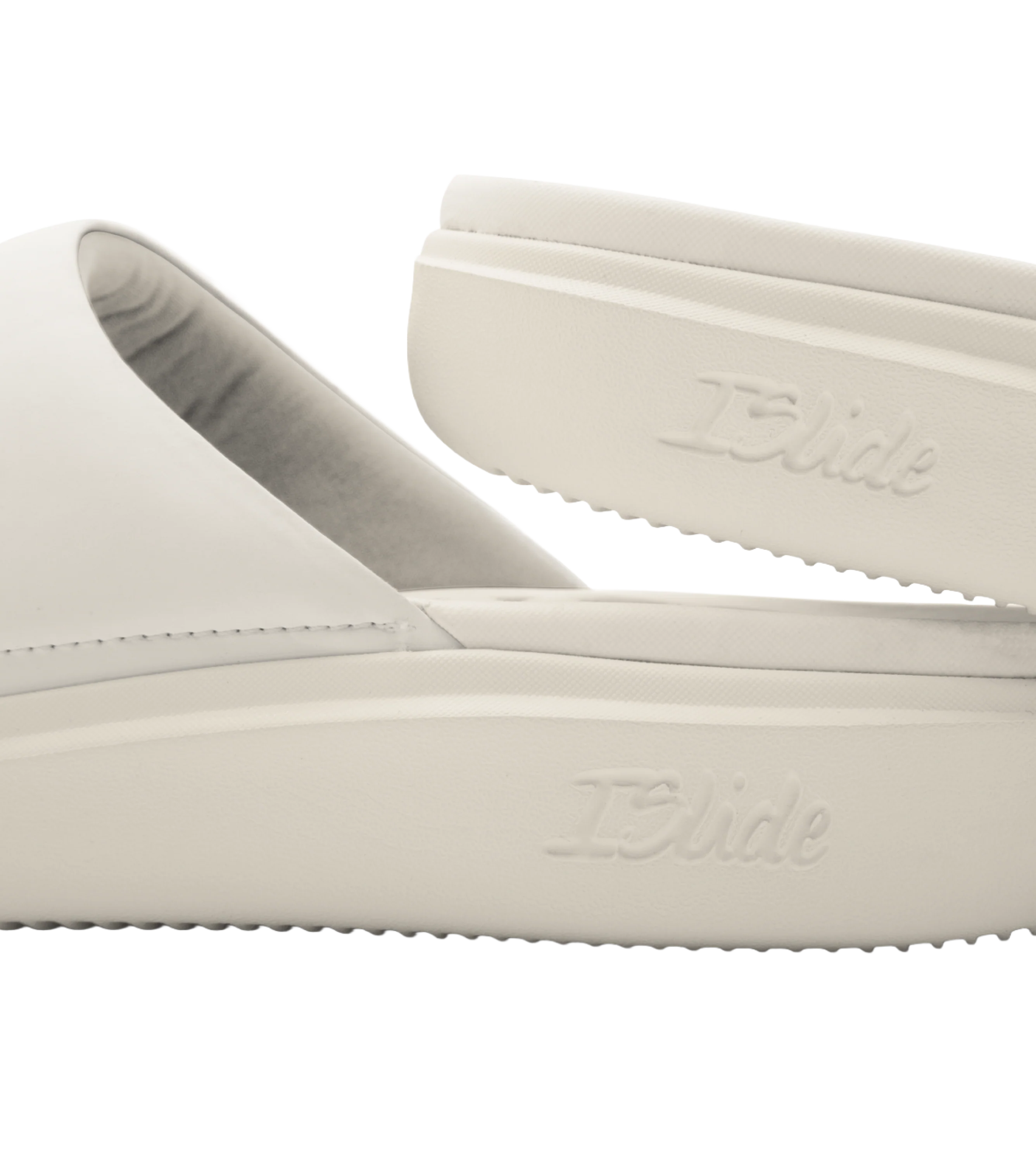 ISlide Miami HEAT Cream Logo Sandals - Image 4