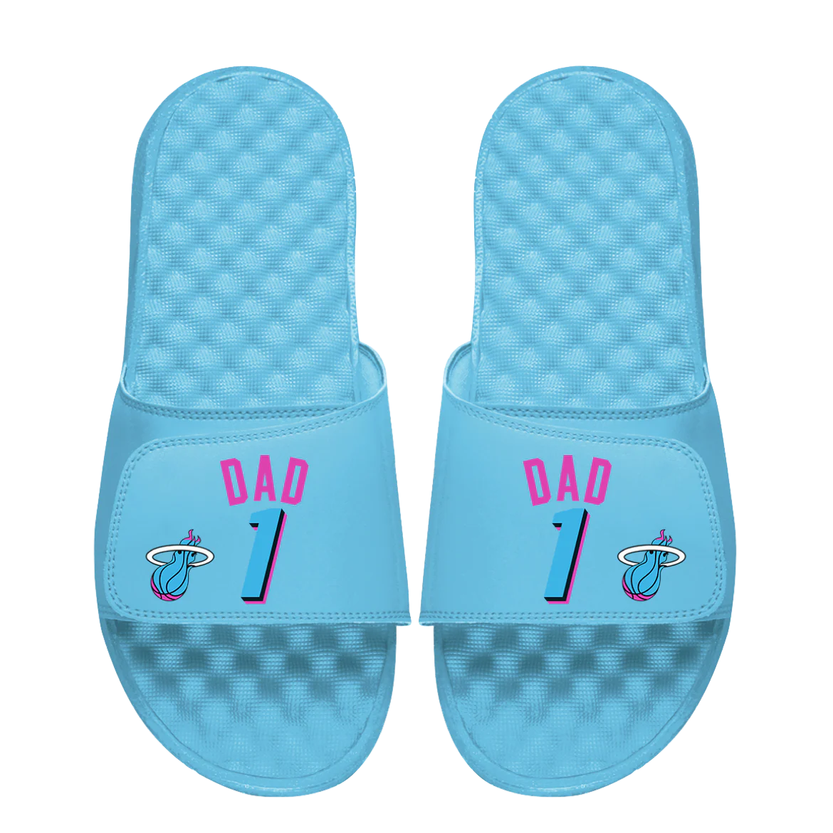 ISlide Miami HEAT Original Vice Blue #1 Dad Sandals
