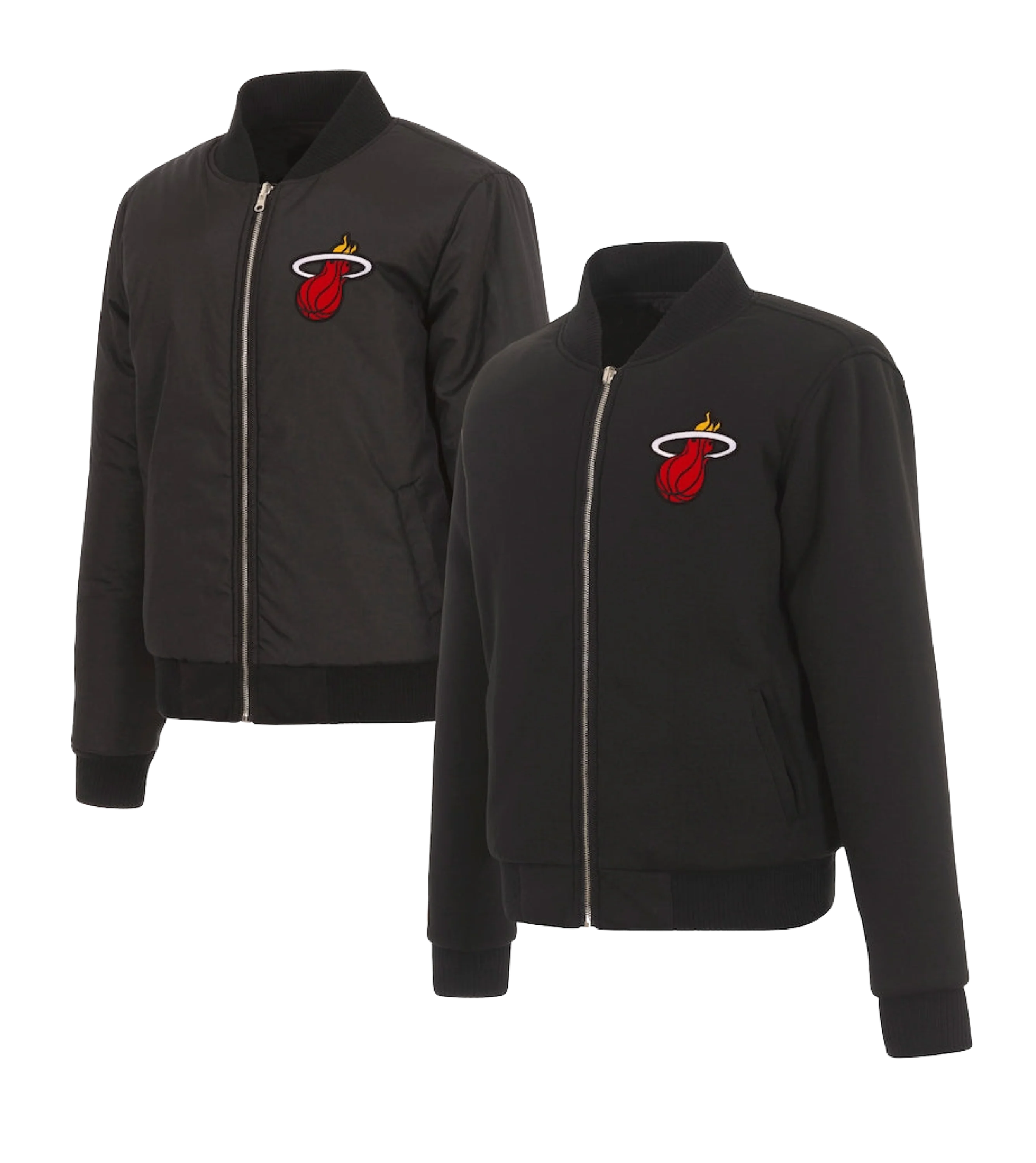 JH Designs Miami HEAT Ladies Reversible Fleece Jacket