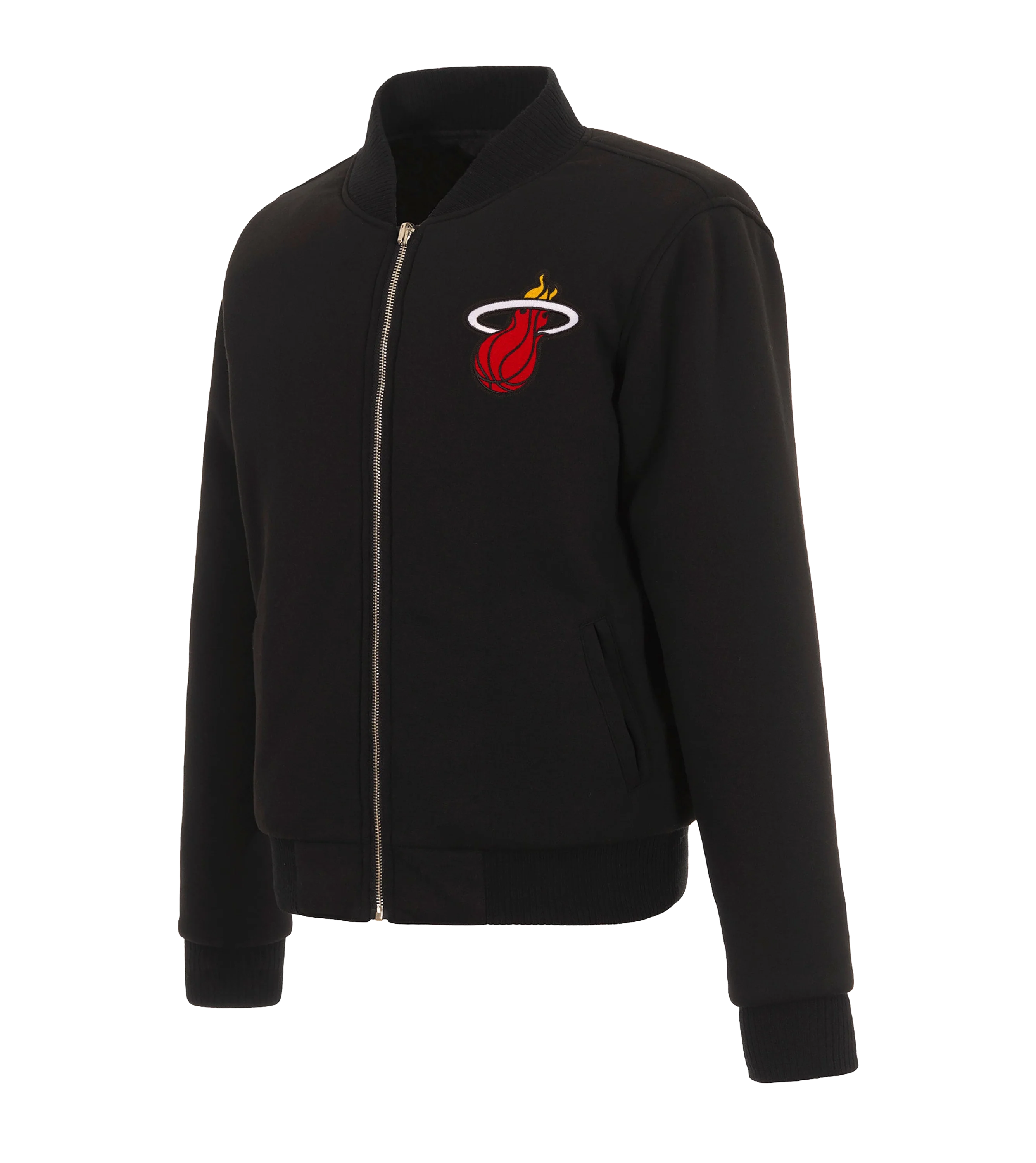 JH Designs Miami HEAT Ladies Reversible Fleece Jacket - Image 2