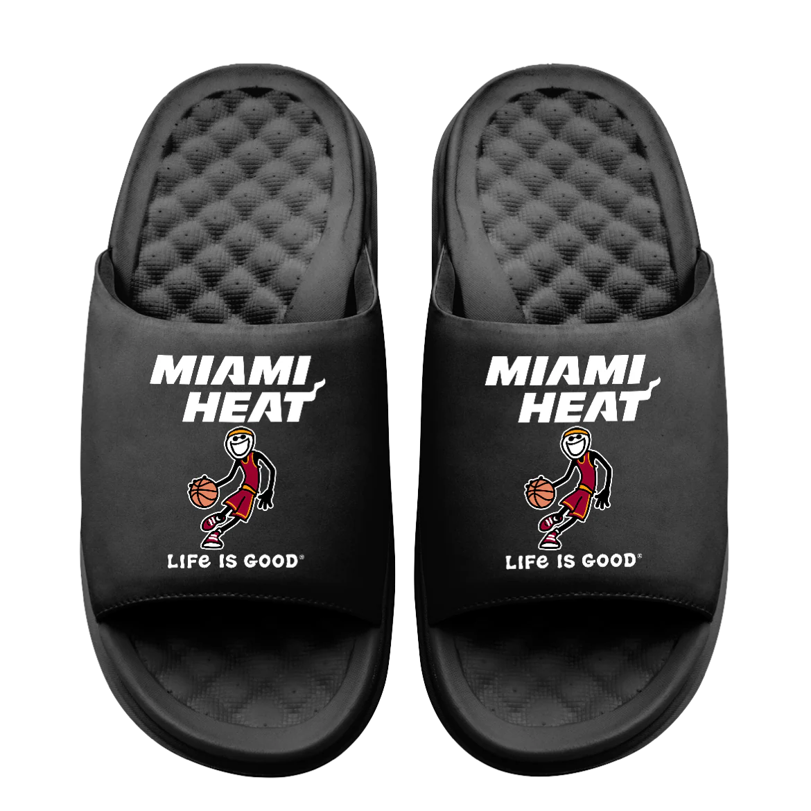 ISlide Miami HEAT Life is Good Motive Sandals