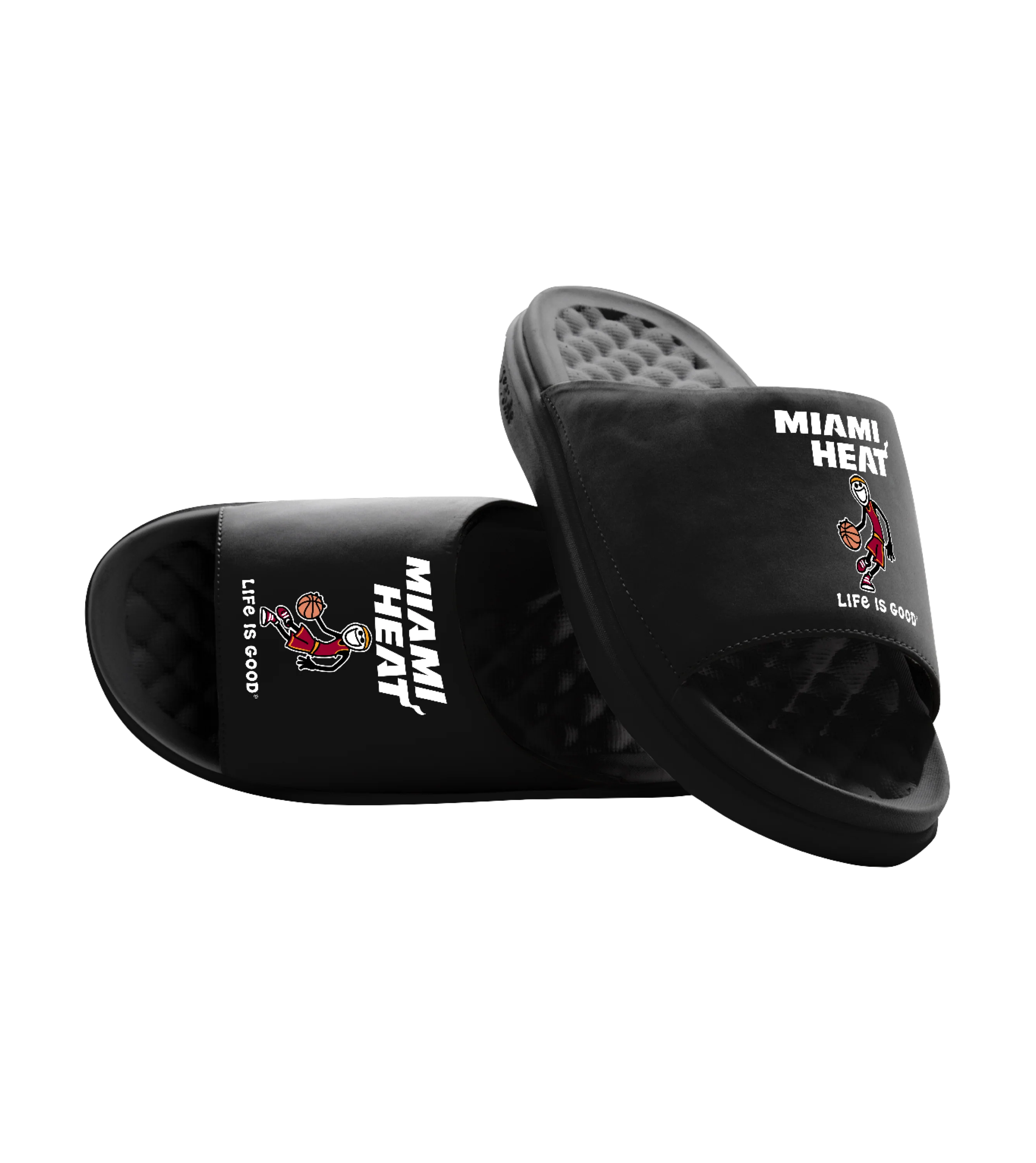ISlide Miami HEAT Life is Good Motive Sandals - Image 2