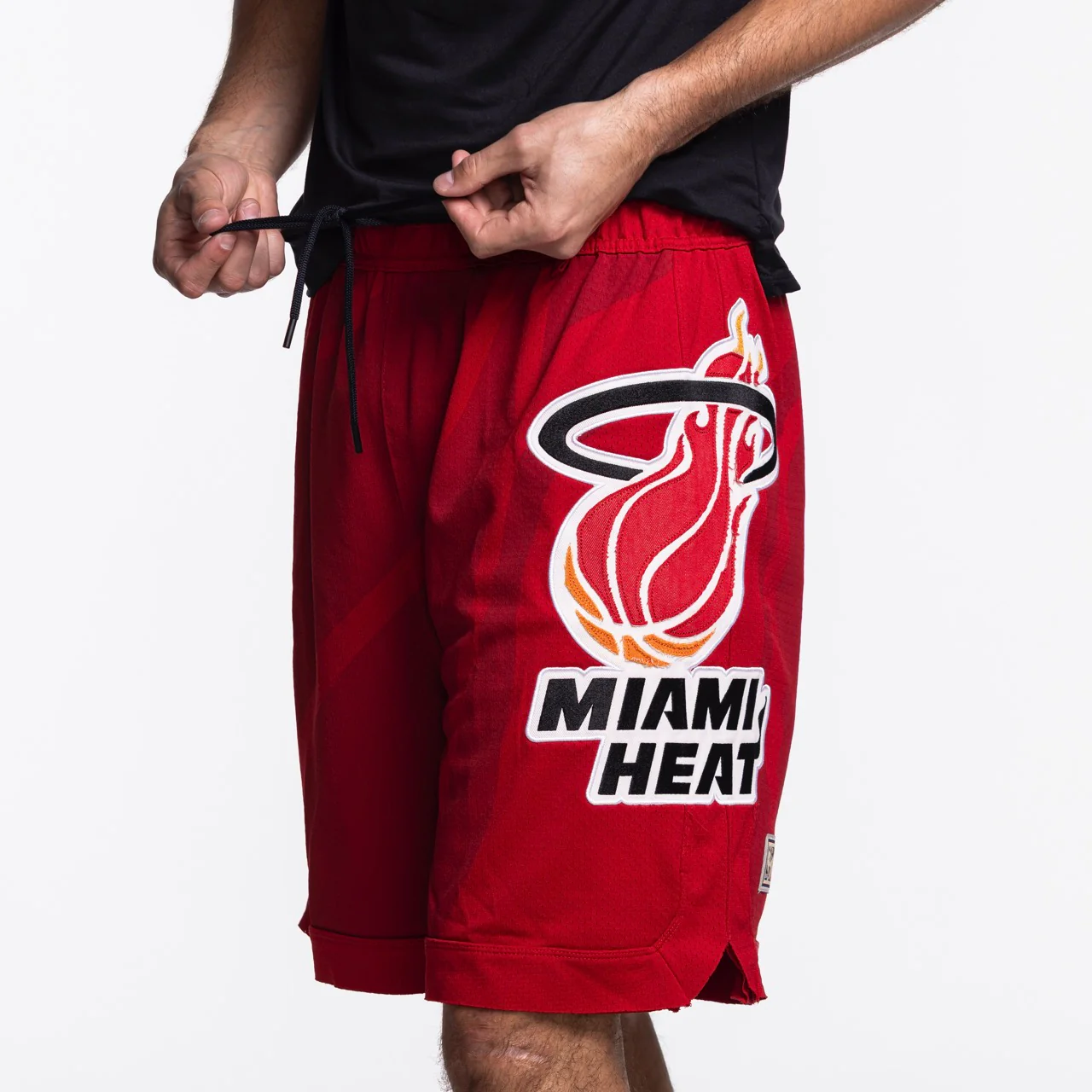 Mitchell & Ness x Purple Brand Miami HEAT Mesh Shorts - Image 3