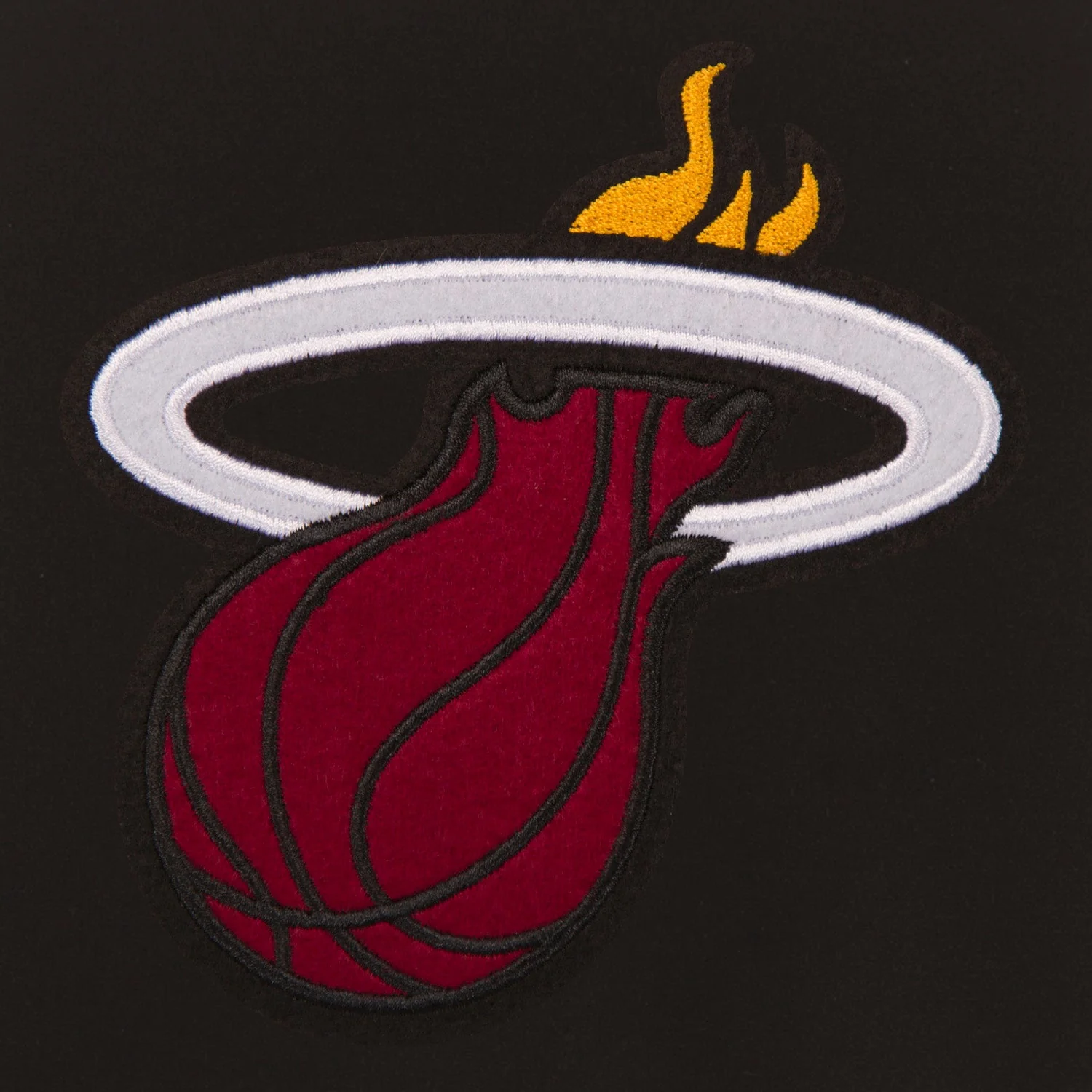 JH Designs Miami HEAT Reversible Varsity Jacket - Image 5