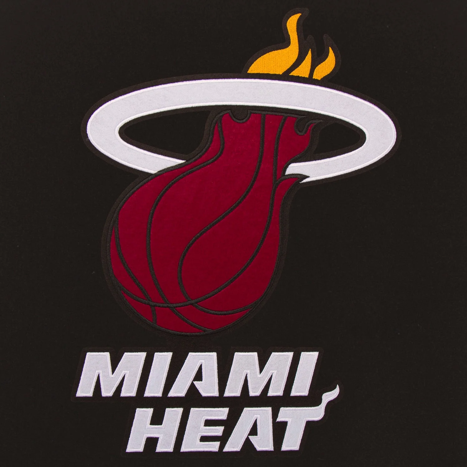 JH Designs Miami HEAT Reversible Varsity Jacket - Image 6