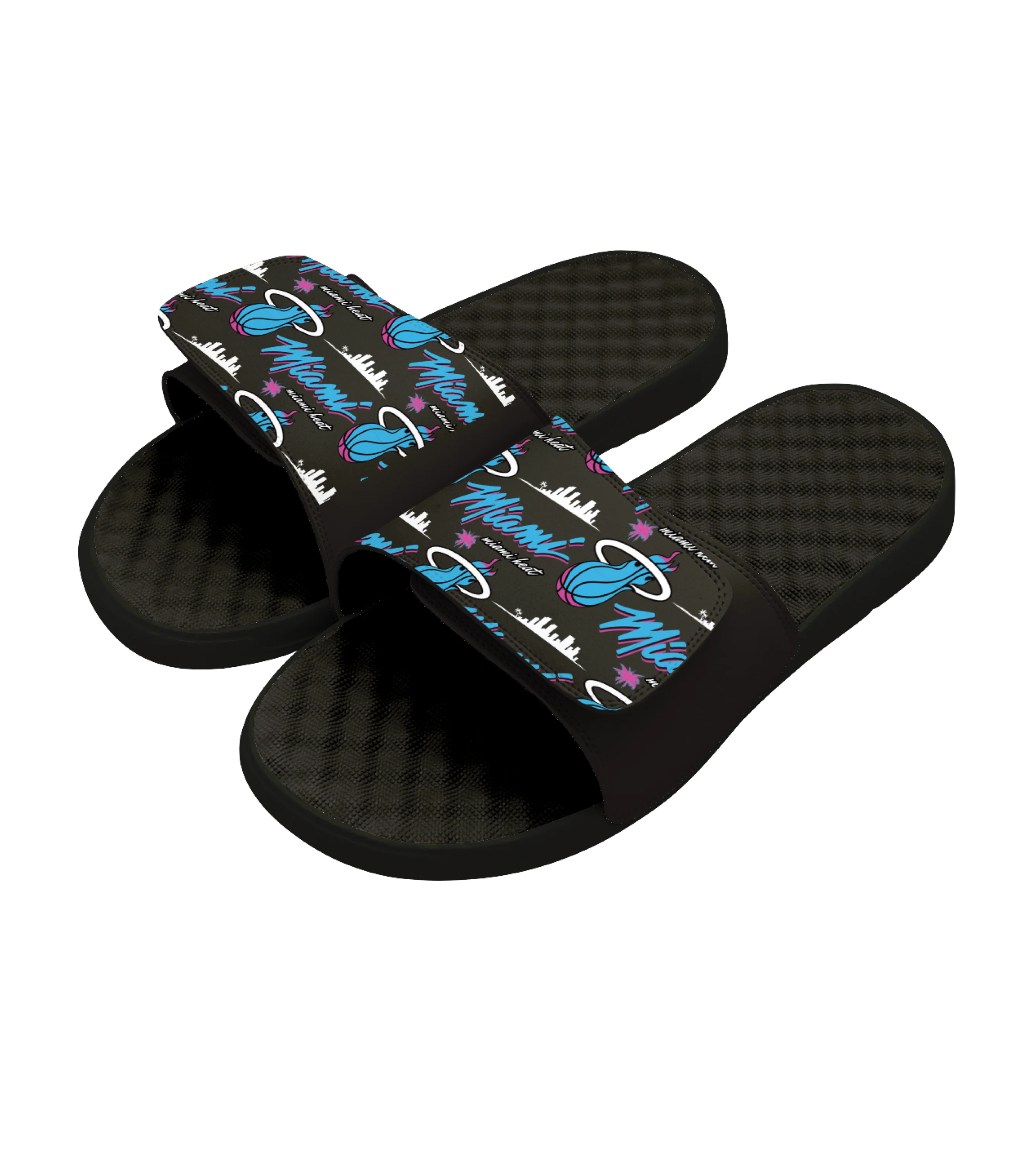 ISlide Miami HEAT Original Vice Nights Pattern Sandals - Image 2