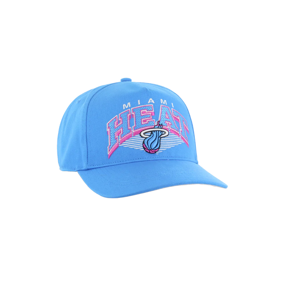 '47 Brand Miami HEAT Original Vice Blue Snapback - Image 3