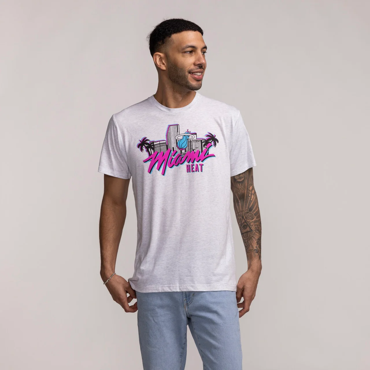 Homage Miami HEAT Original Vice Skyline Tee