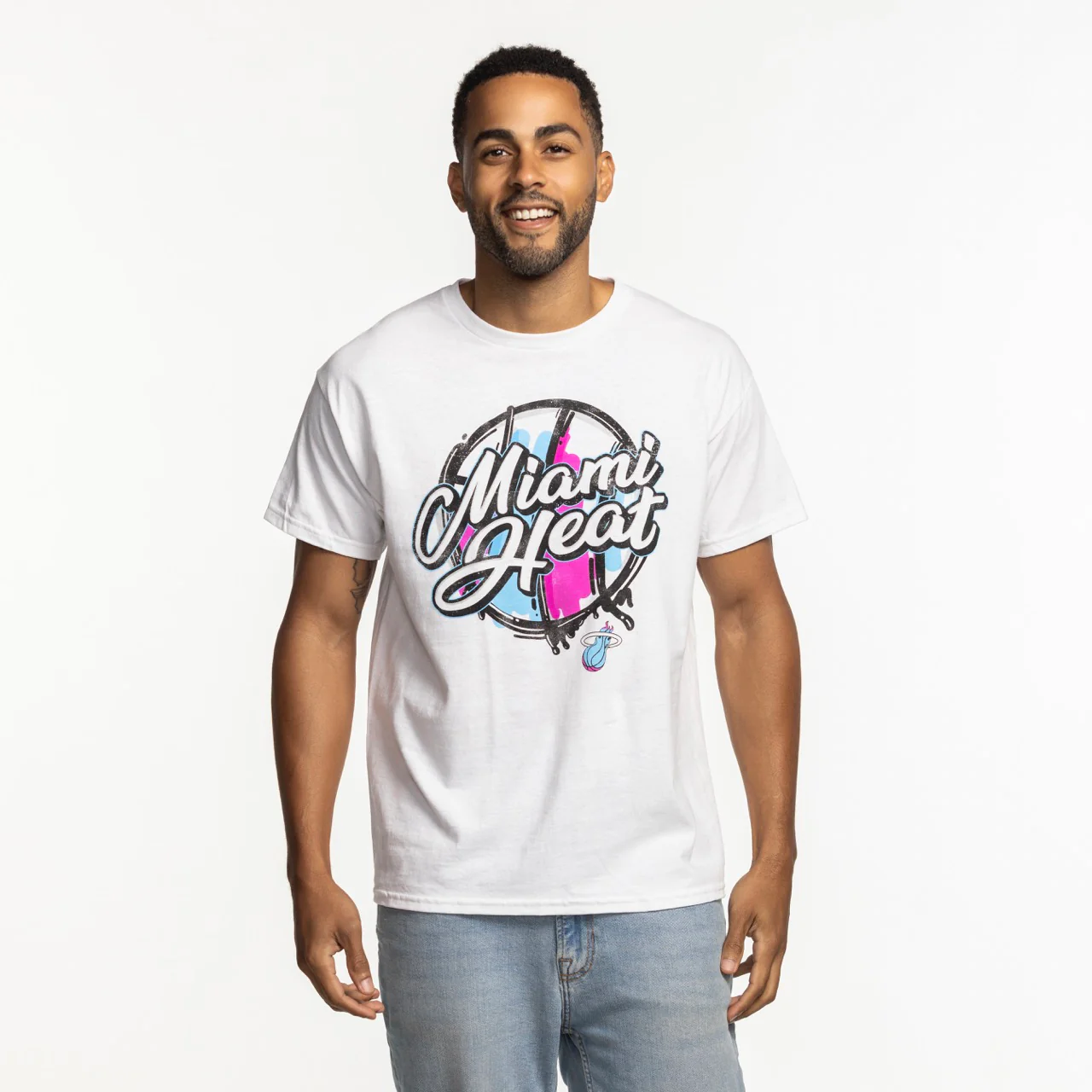 Miami HEAT Original Vice Nights White Tee