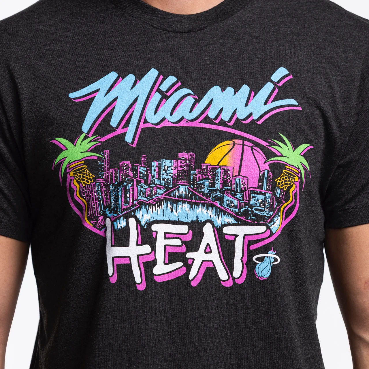 Homage Miami HEAT Original Vice Nights City Tee - Image 2