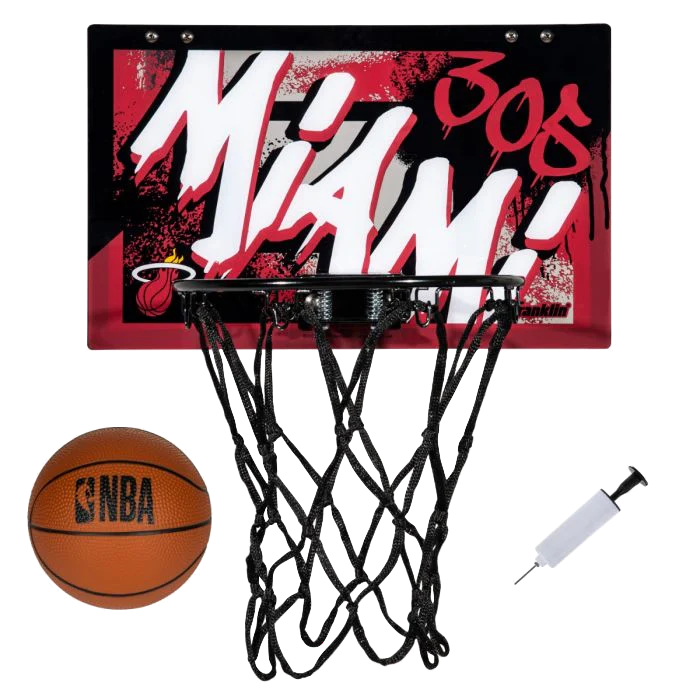 Miami HEAT Over The Door Basketball Hoop