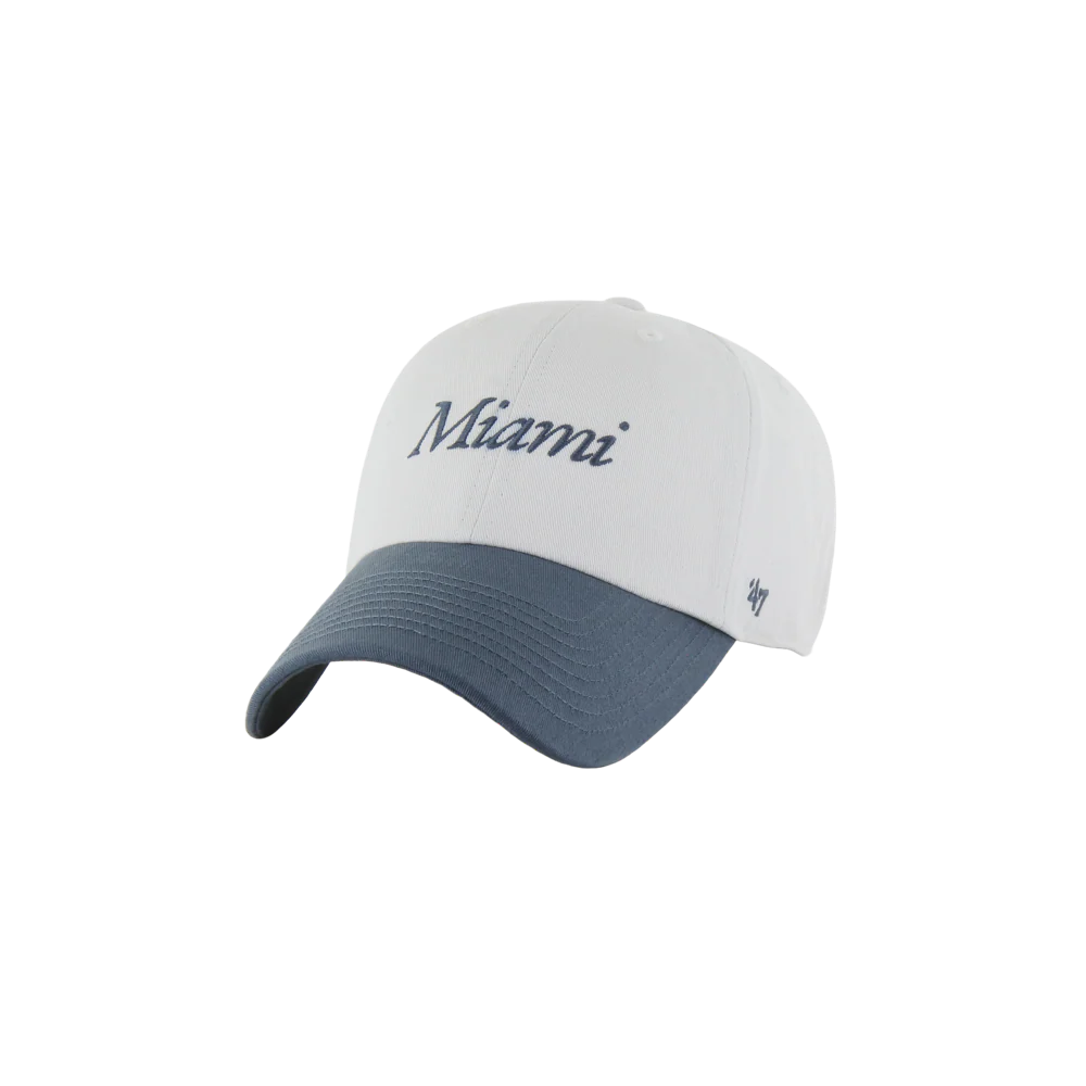 '47 Brand Miami HEAT Cream Cleanup Dad Hat