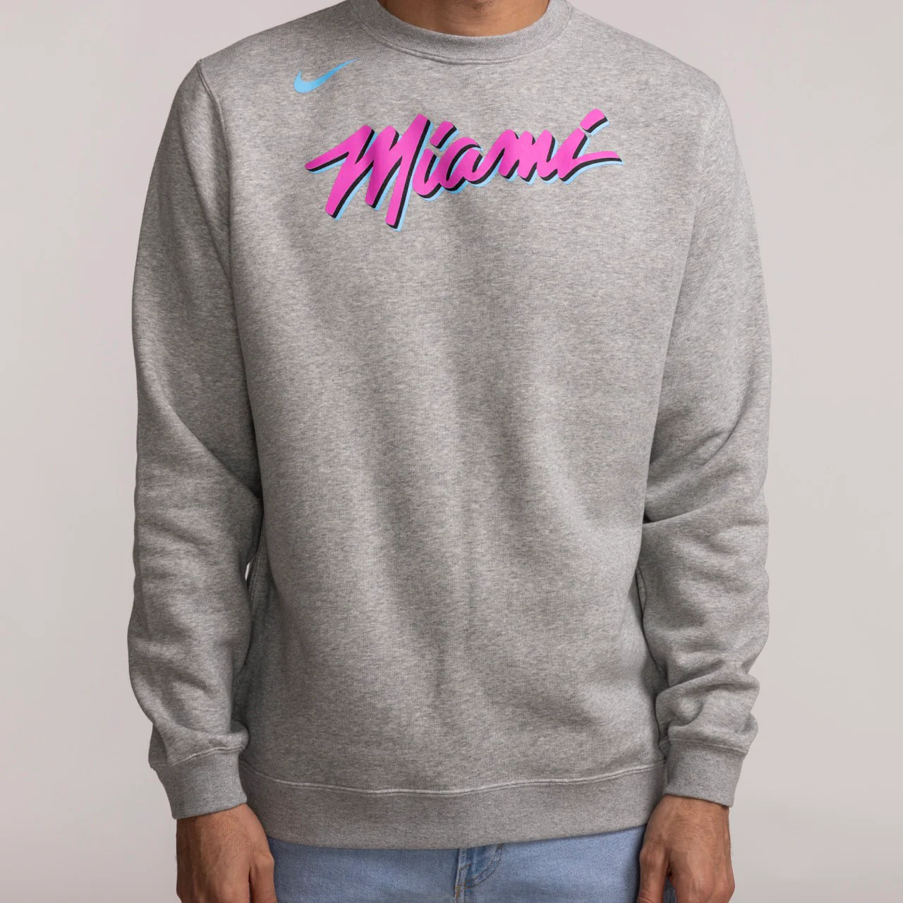Nike Miami HEAT Original Vice Fleece Crewneck - Image 3