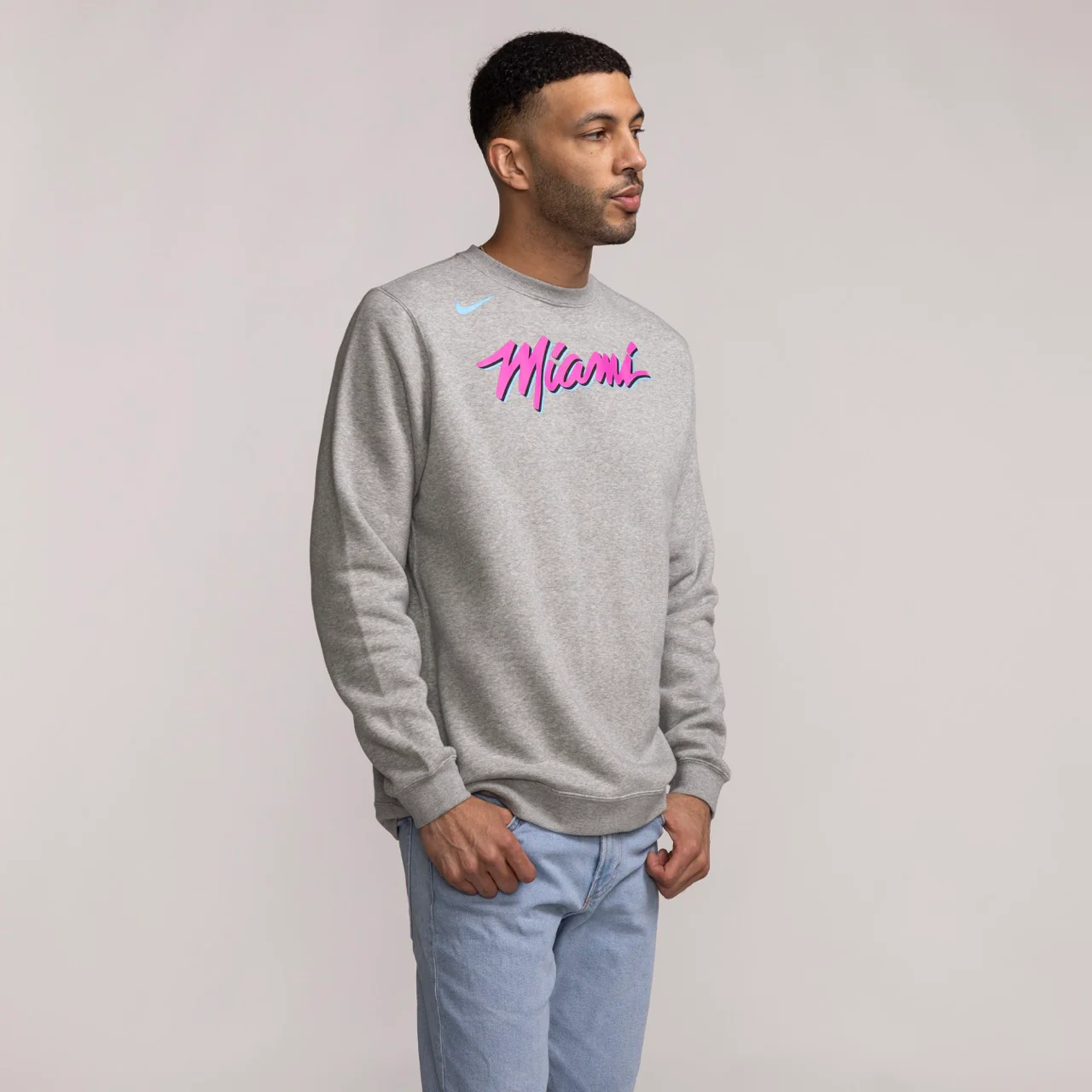 Nike Miami HEAT Original Vice Fleece Crewneck - Image 4
