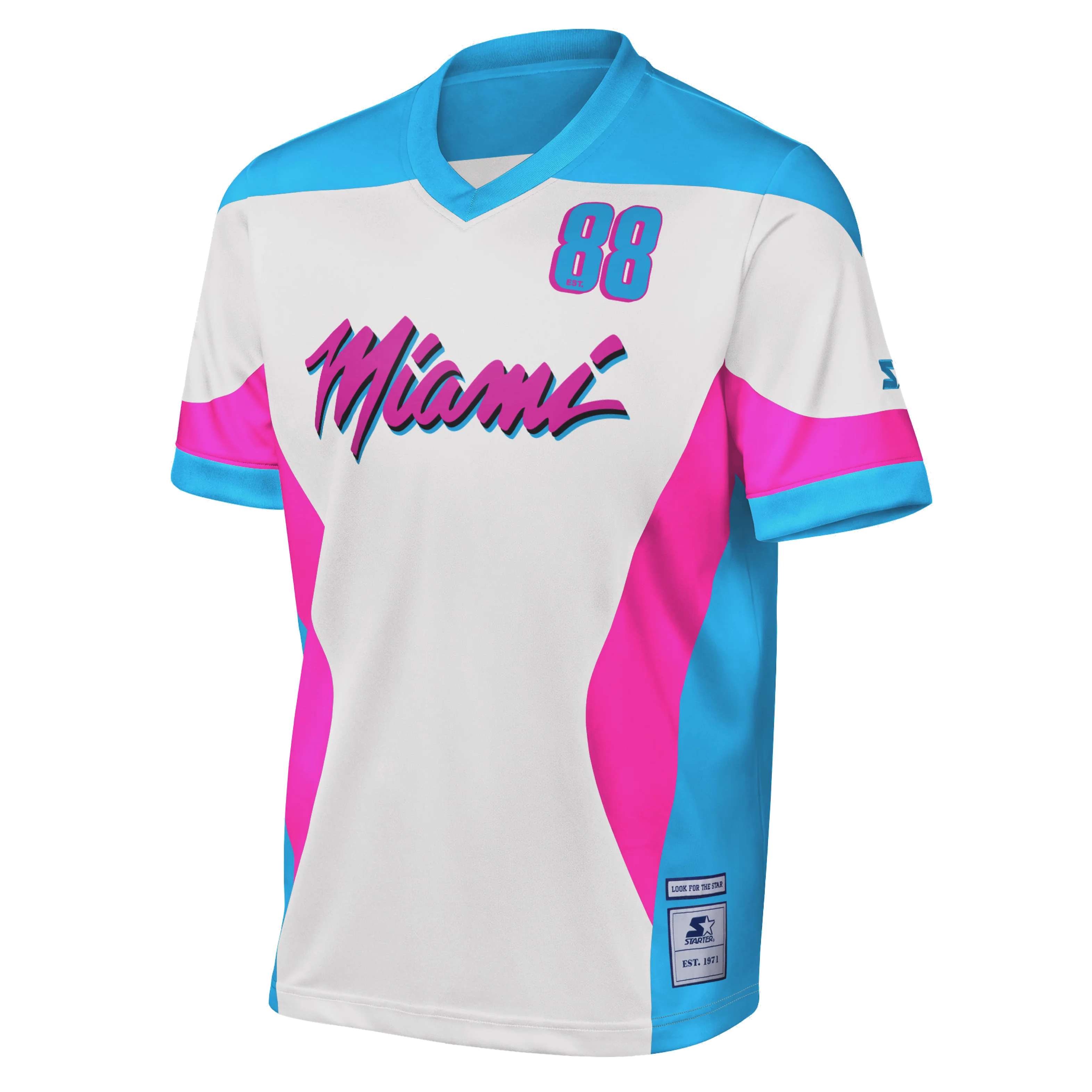 G-III Sports Miami HEAT Original Vice Starter Soccer Tee - Image 5