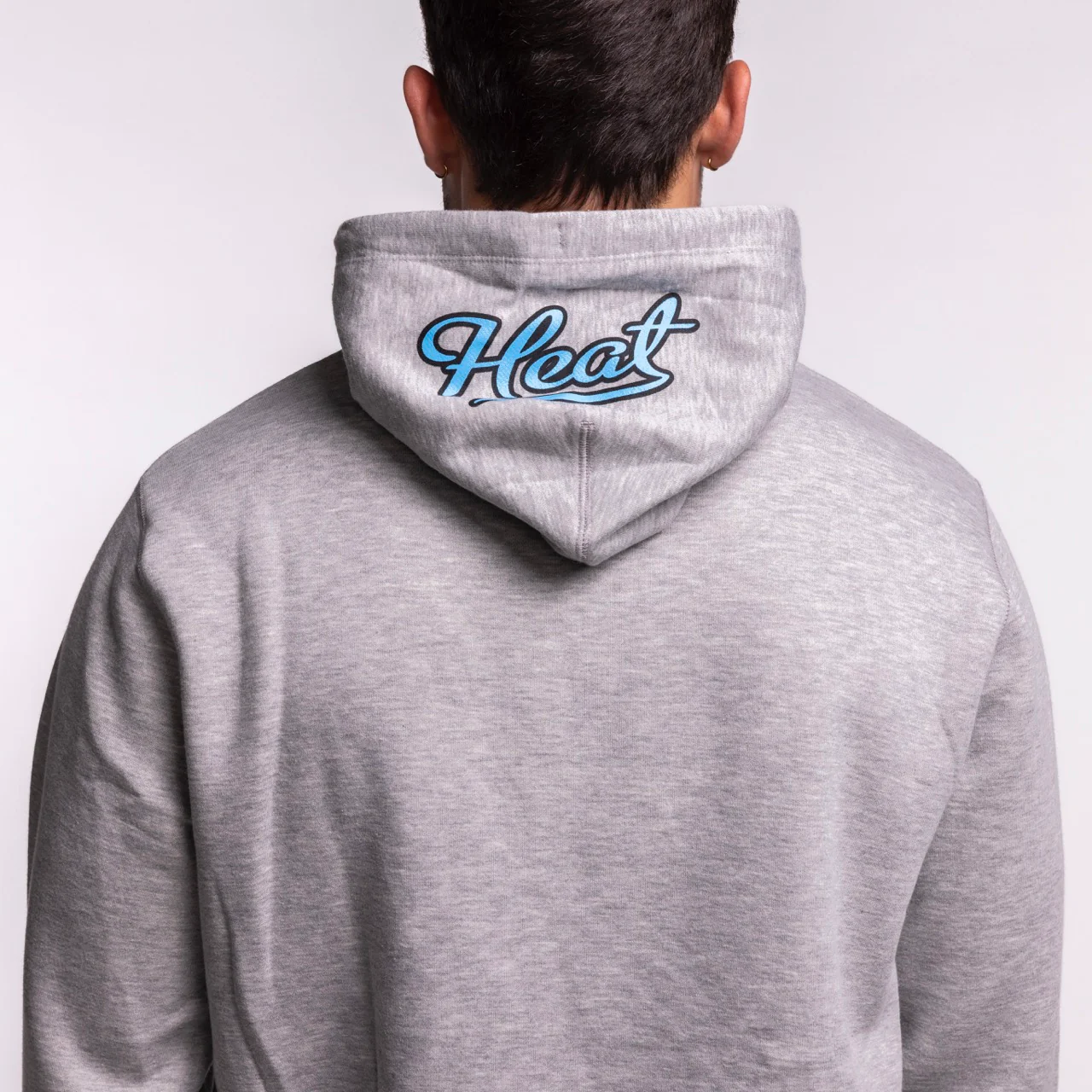 New Era Miami HEAT Original Vice Grey Hoodie - Image 2