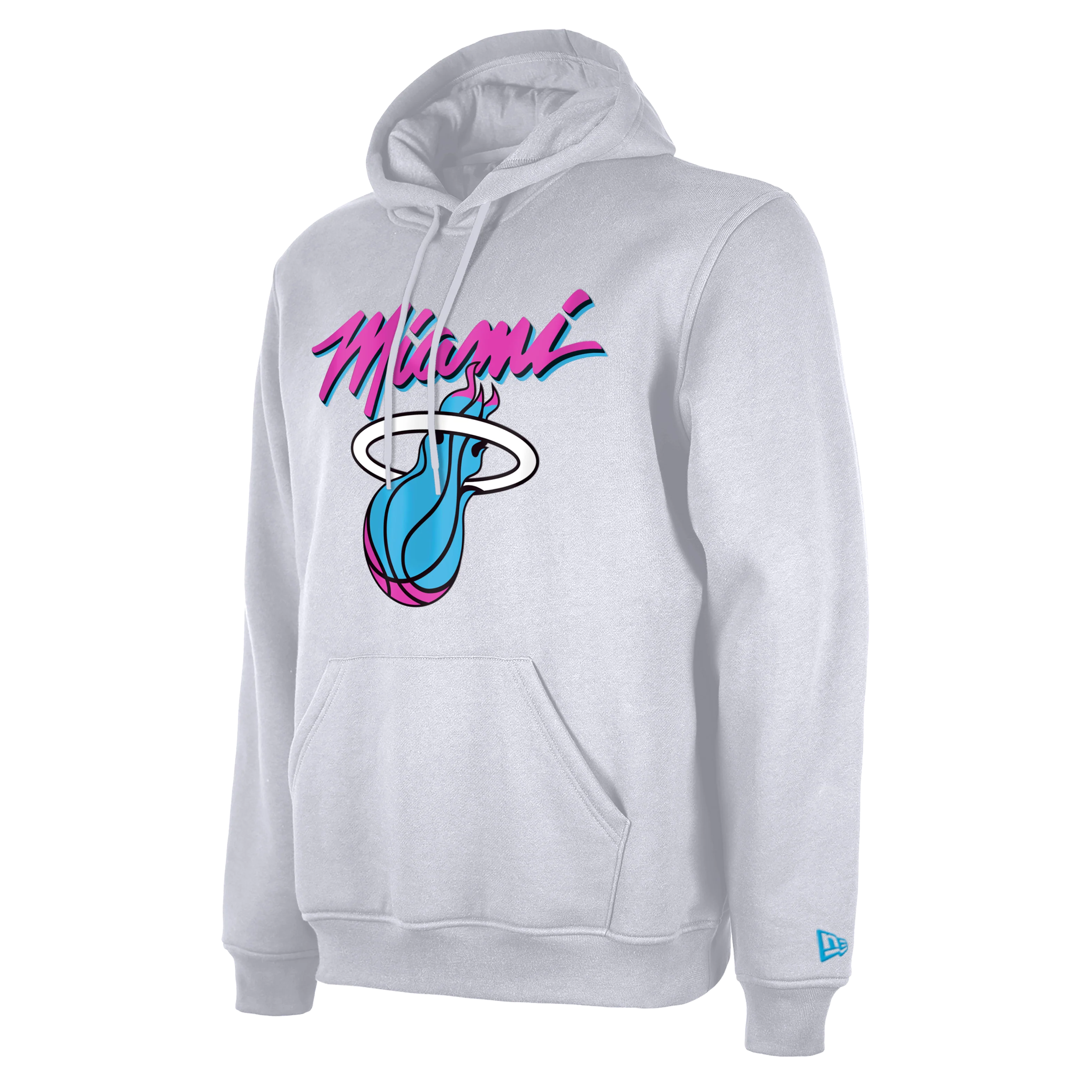 New Era Miami HEAT Original Vice Pullover Hoodie - Image 5