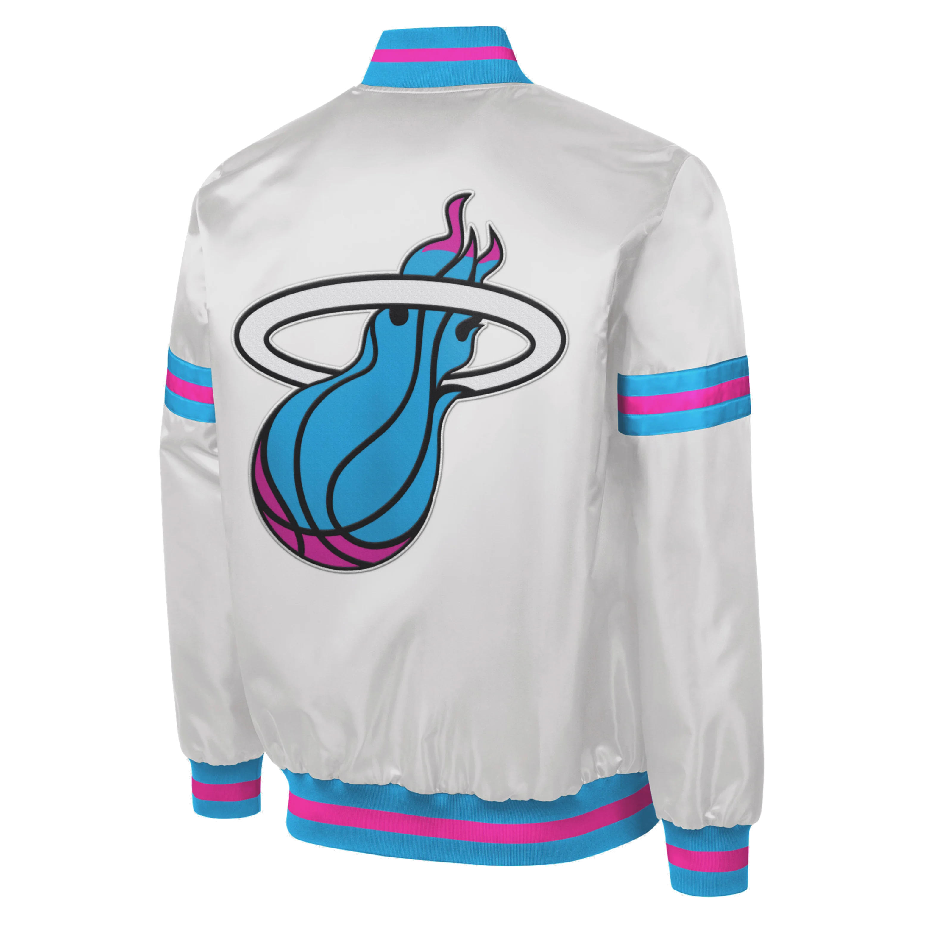 G-III Sports Miami HEAT Original Vice Varsity Starter Jacket - Image 6