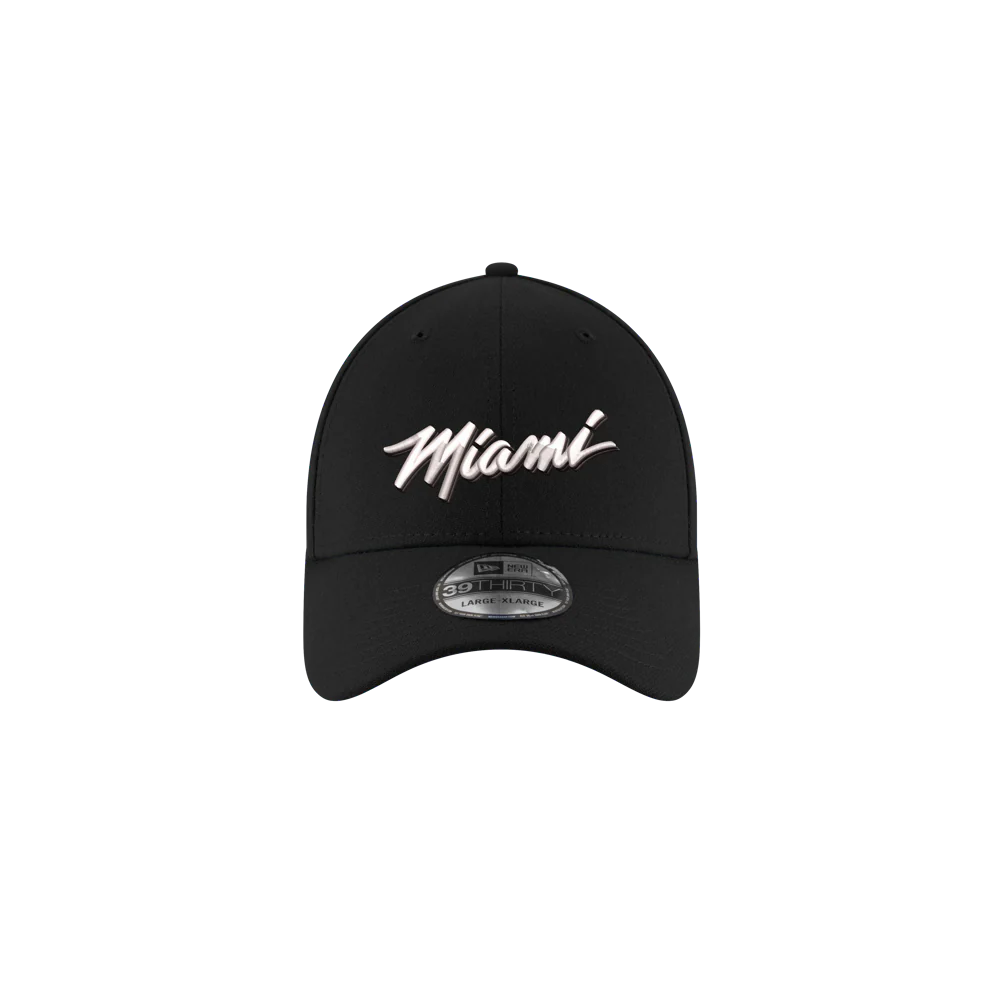 New Era Miami HEAT Original Vice Nights Tonal Flex Fit Hat