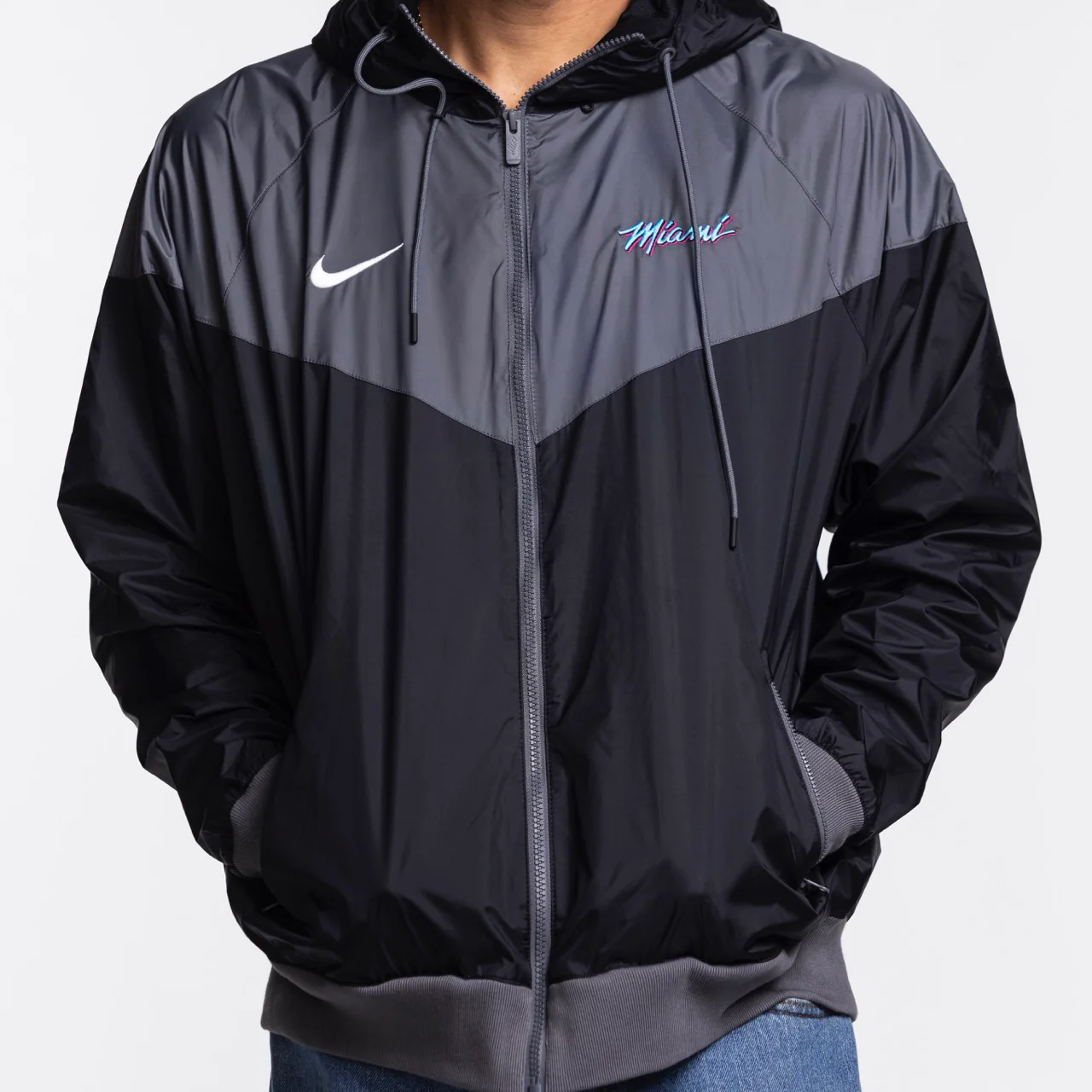 Nike Miami HEAT Original Vice Nights Windbreaker Jacket - Image 3