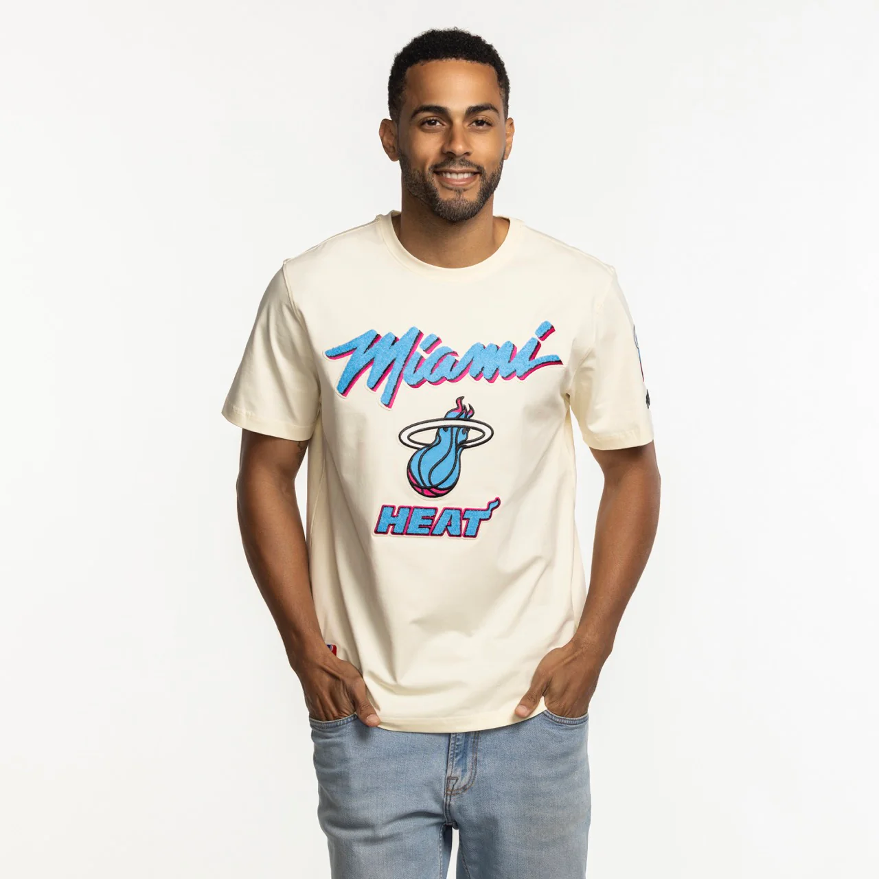 Pro Standard Miami HEAT Original Vice Nights Logo Tee