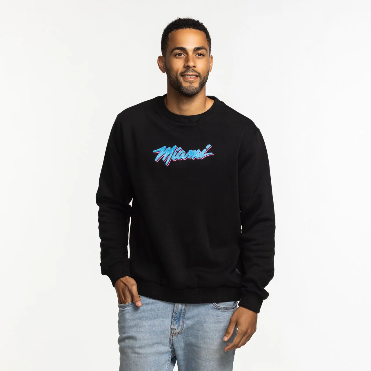 Stadium Essentials Miami HEAT Original Vice Nights Club Level Crewneck