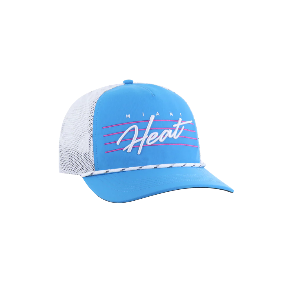 '47 Brand Miami HEAT Original Vice Nights Blue Snapback - Image 3