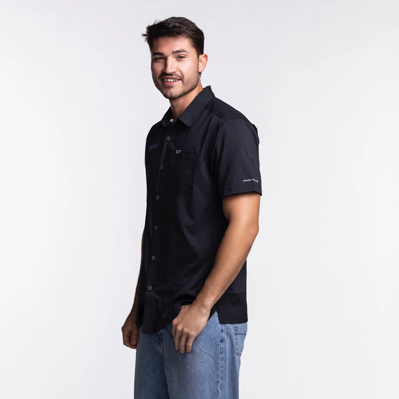 Columbia Miami HEAT Original Vice Nights Slack Tide Shirt - Image 3
