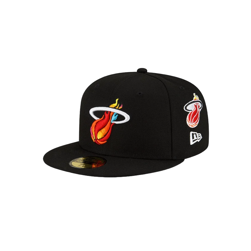 Court Culture Miami Mashup Vol. 2 Ball & Flame Fitted Hat - Image 3