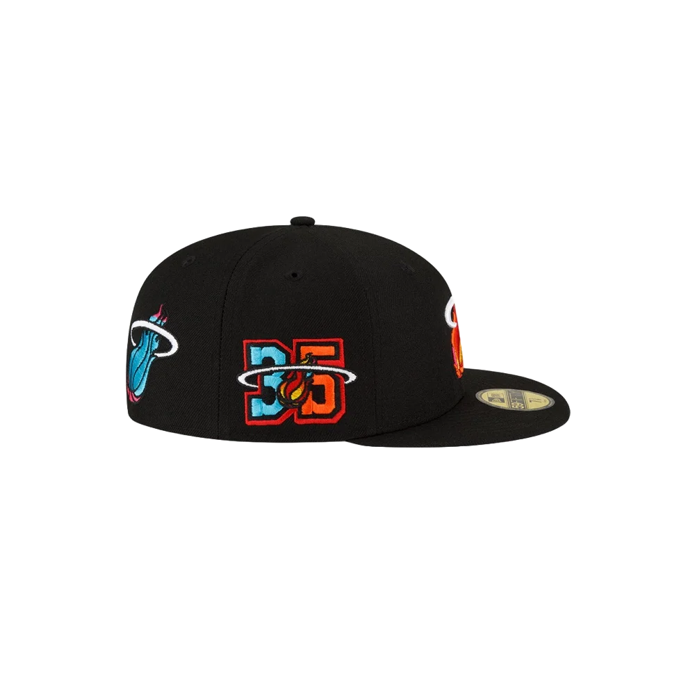 Court Culture Miami Mashup Vol. 2 Ball & Flame Fitted Hat - Image 6