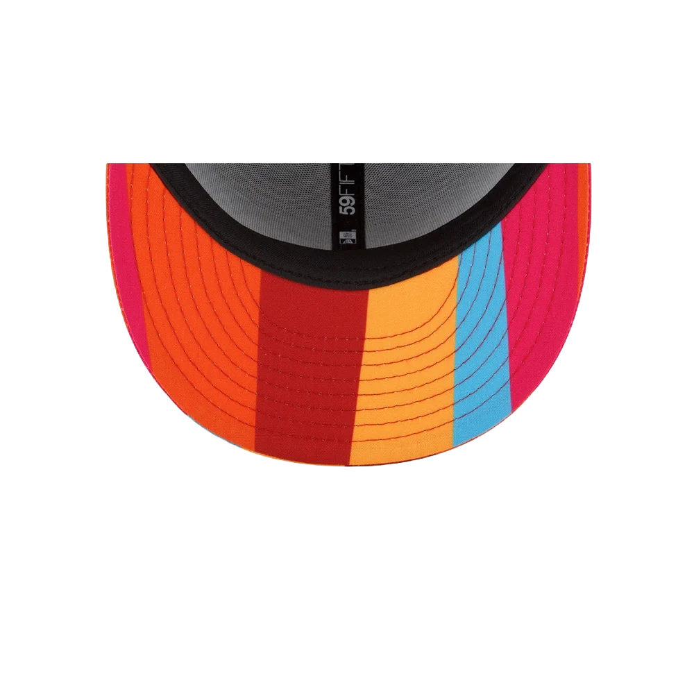 Court Culture Miami Mashup Vol. 2 Color Block Fitted Hat - Image 7