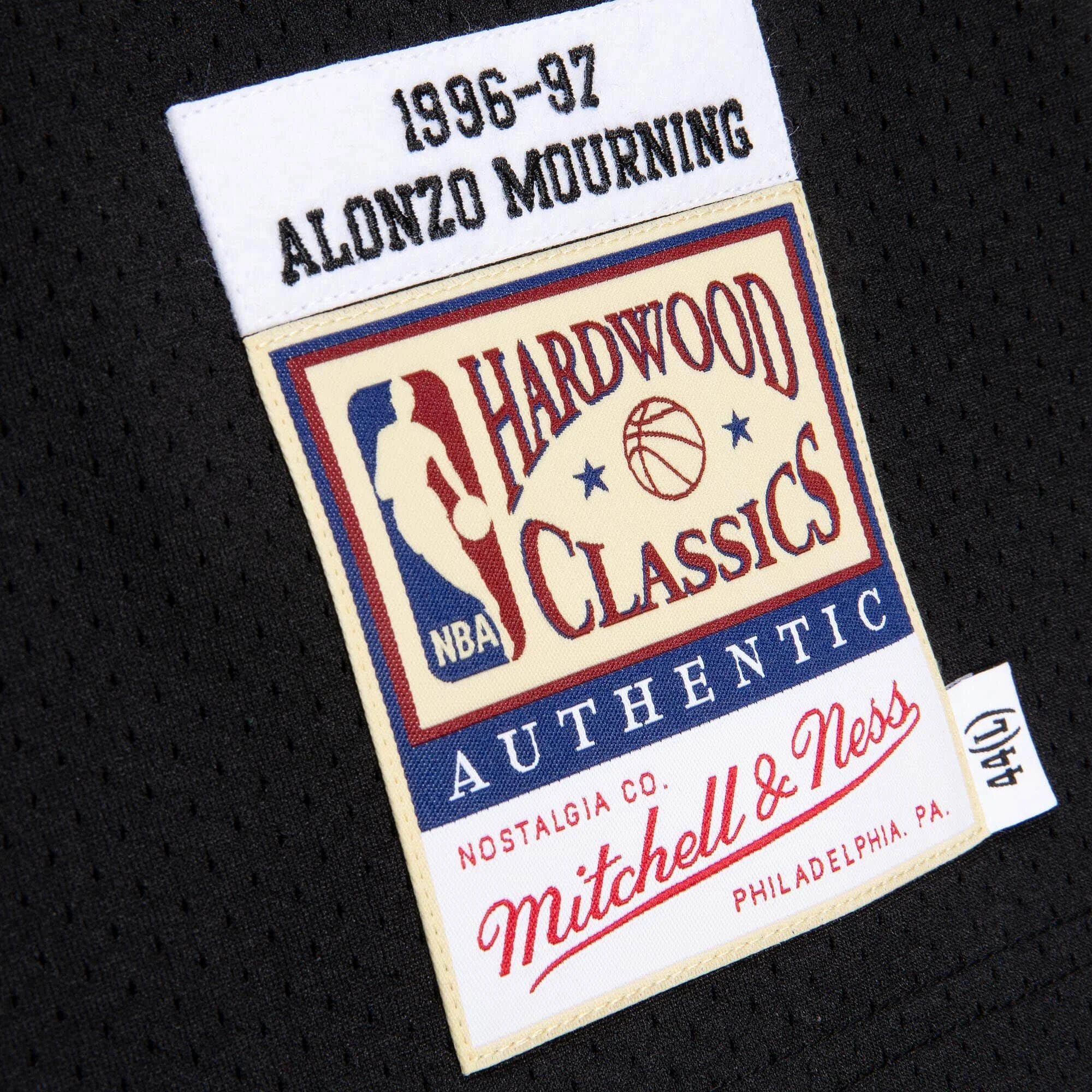 Alonzo Mourning Mitchell and Ness Miami HEAT Authentic Jersey - Image 4