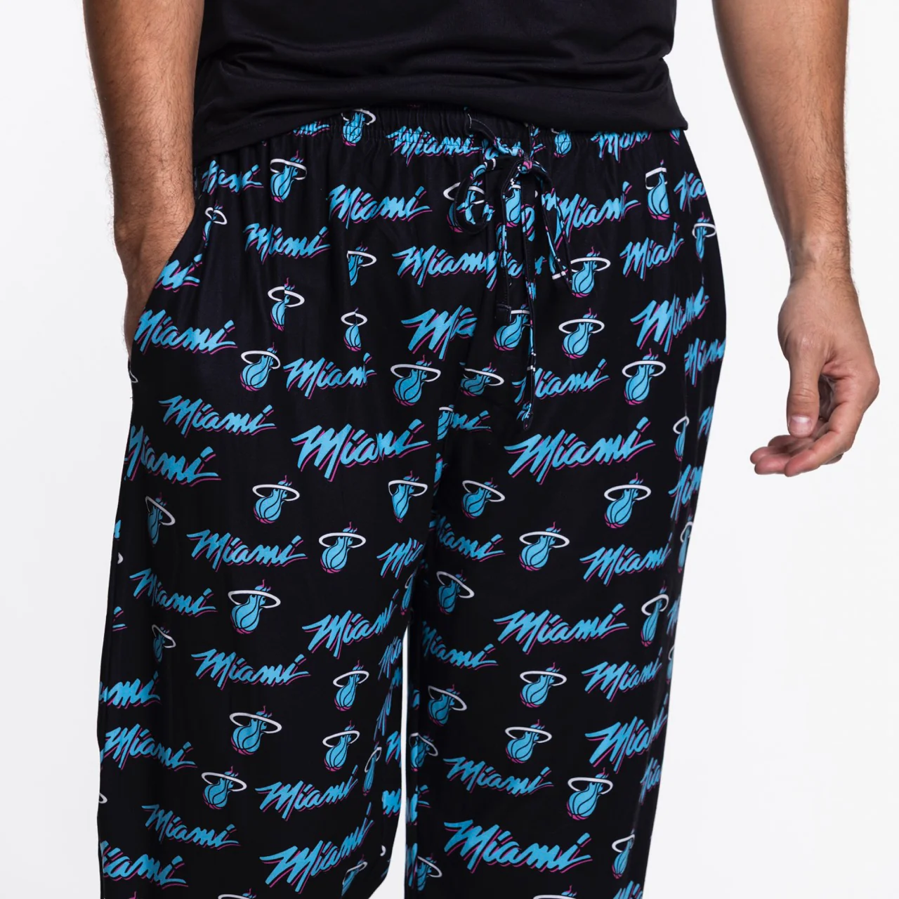 Concepts Sports Miami HEAT Original Vice Nights Logo Pants - Image 3