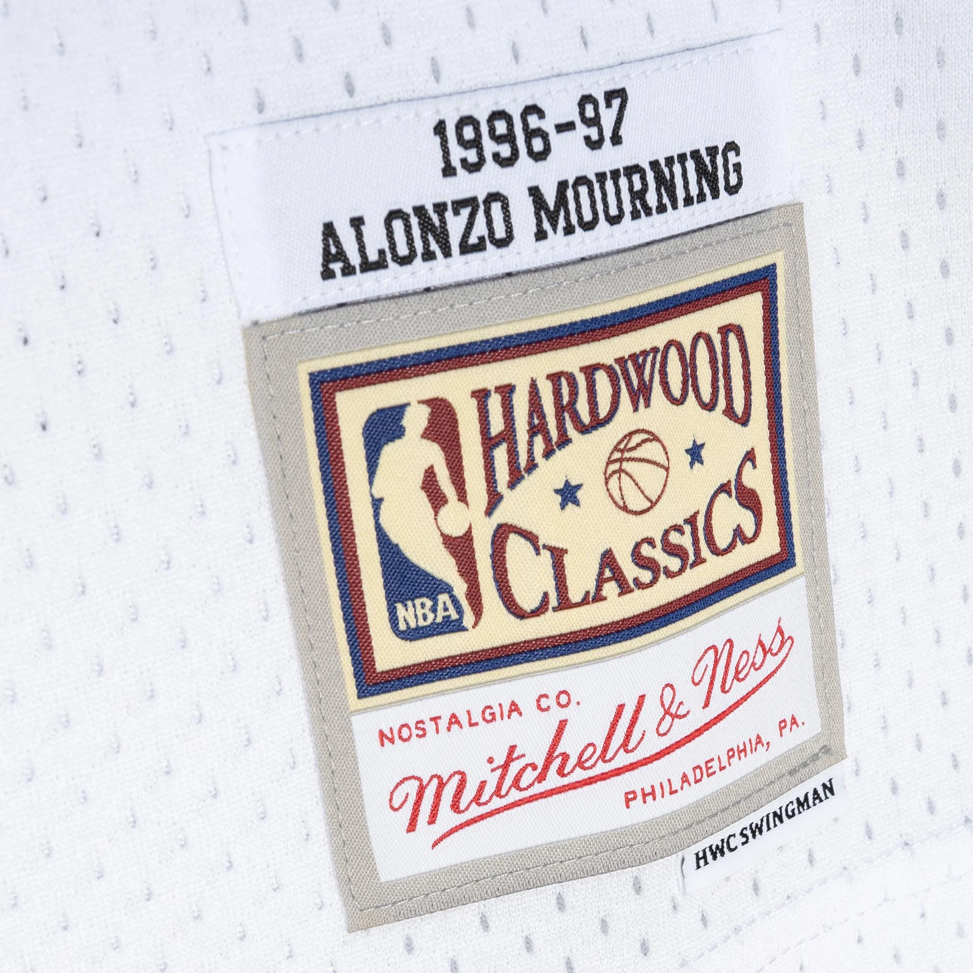 Alonzo Mourning Mitchell & Ness Miami HEAT 1996-97 Swingman Jersey - Image 4