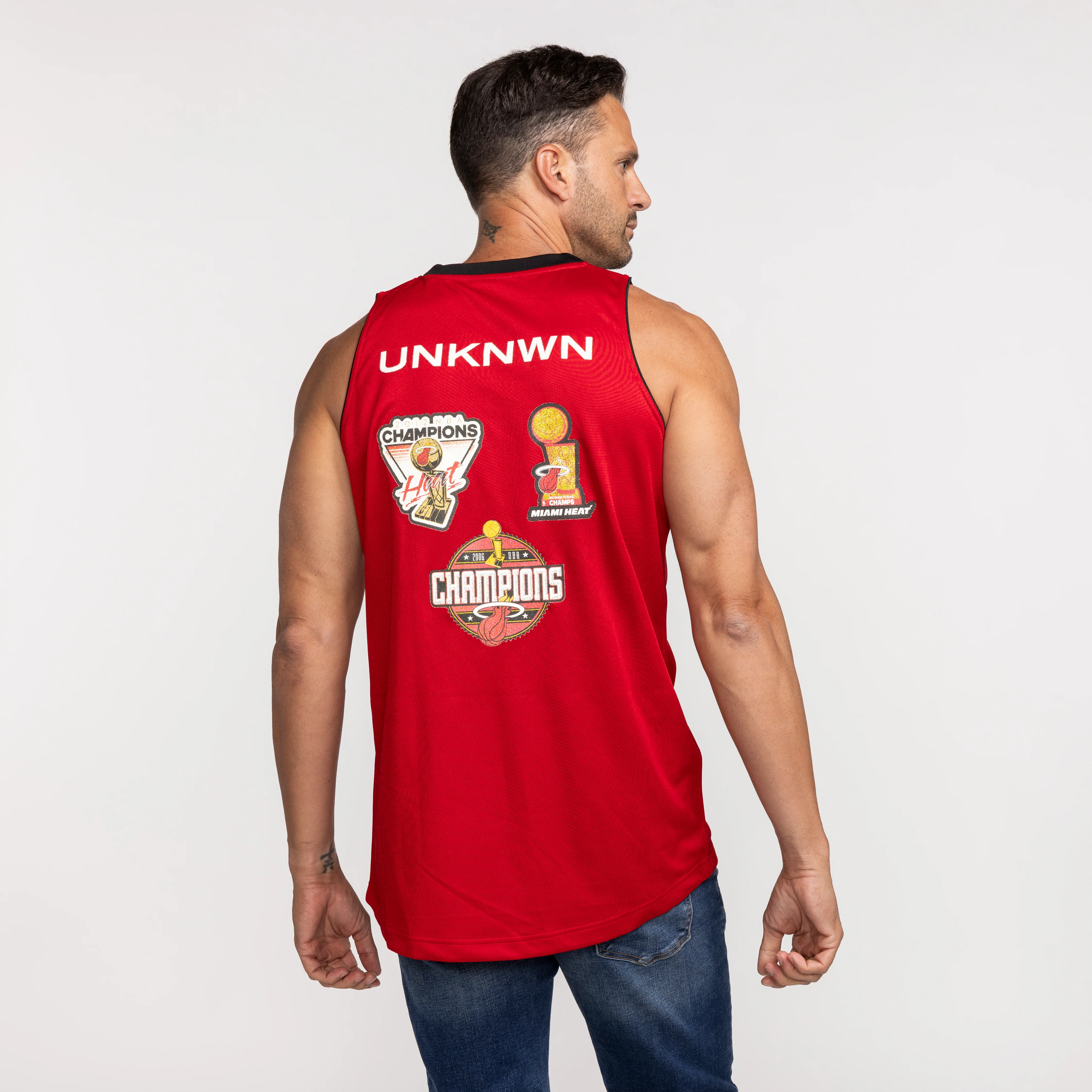 UNKNWN X Mitchell and Ness X Miami HEAT My Towns Fashion Jersey - Image 4