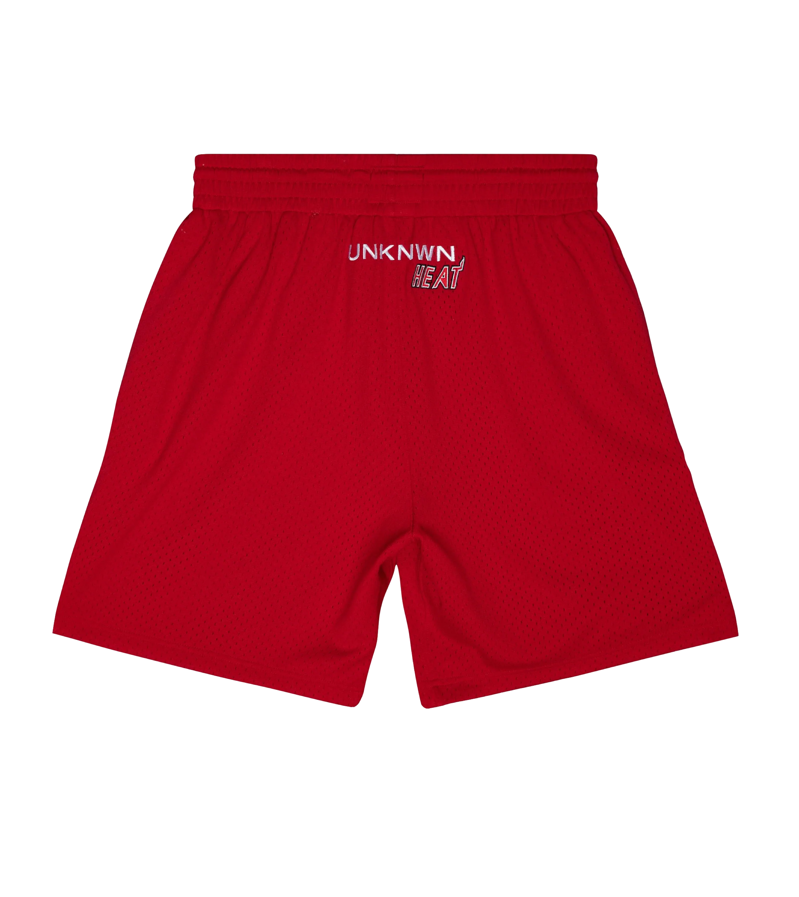 UNKNWN X Mitchell and Ness X Miami HEAT My Towns Red Fashion Shorts - Image 2