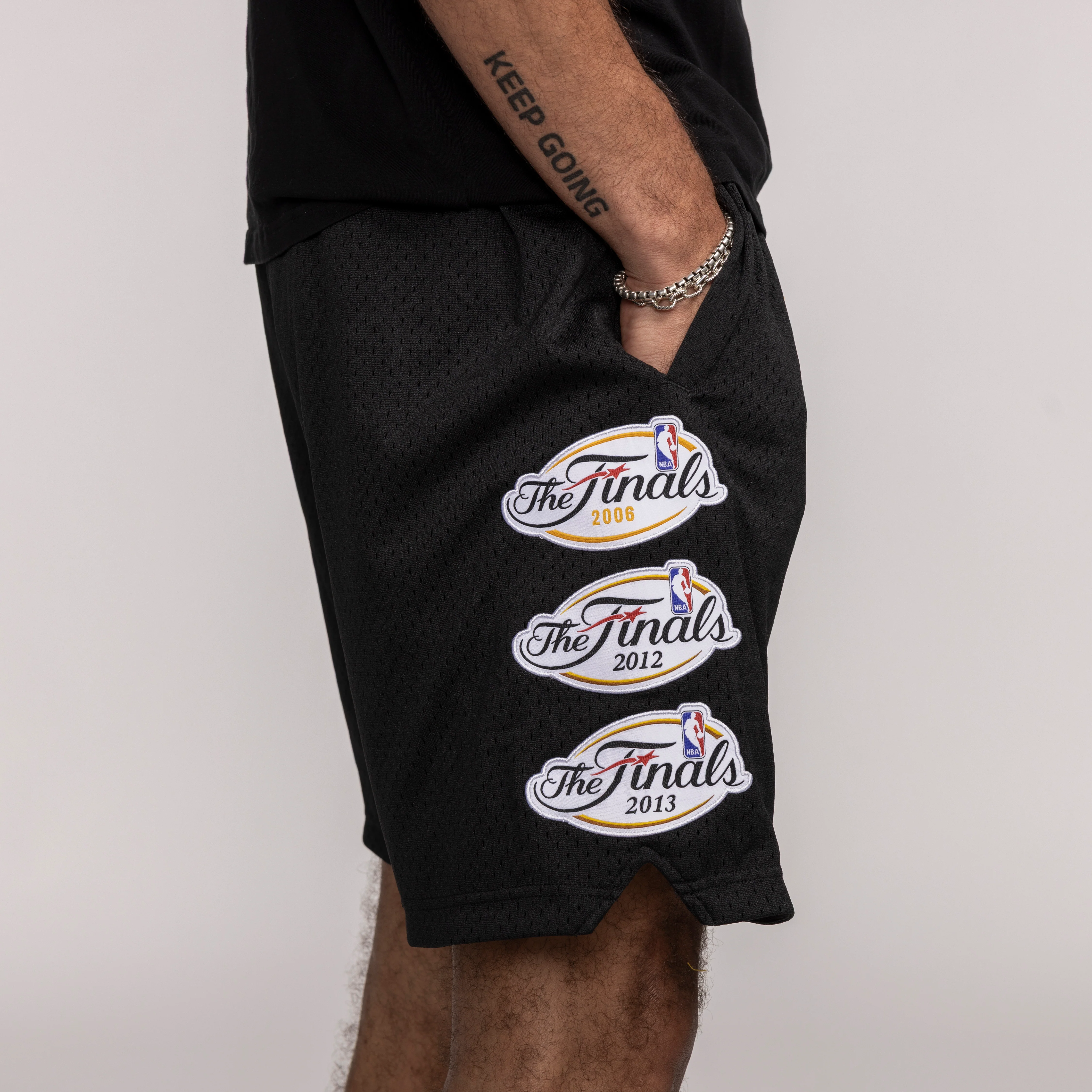 UNKNWN X Mitchell and Ness X Miami HEAT My Towns Fashion Shorts - Image 3