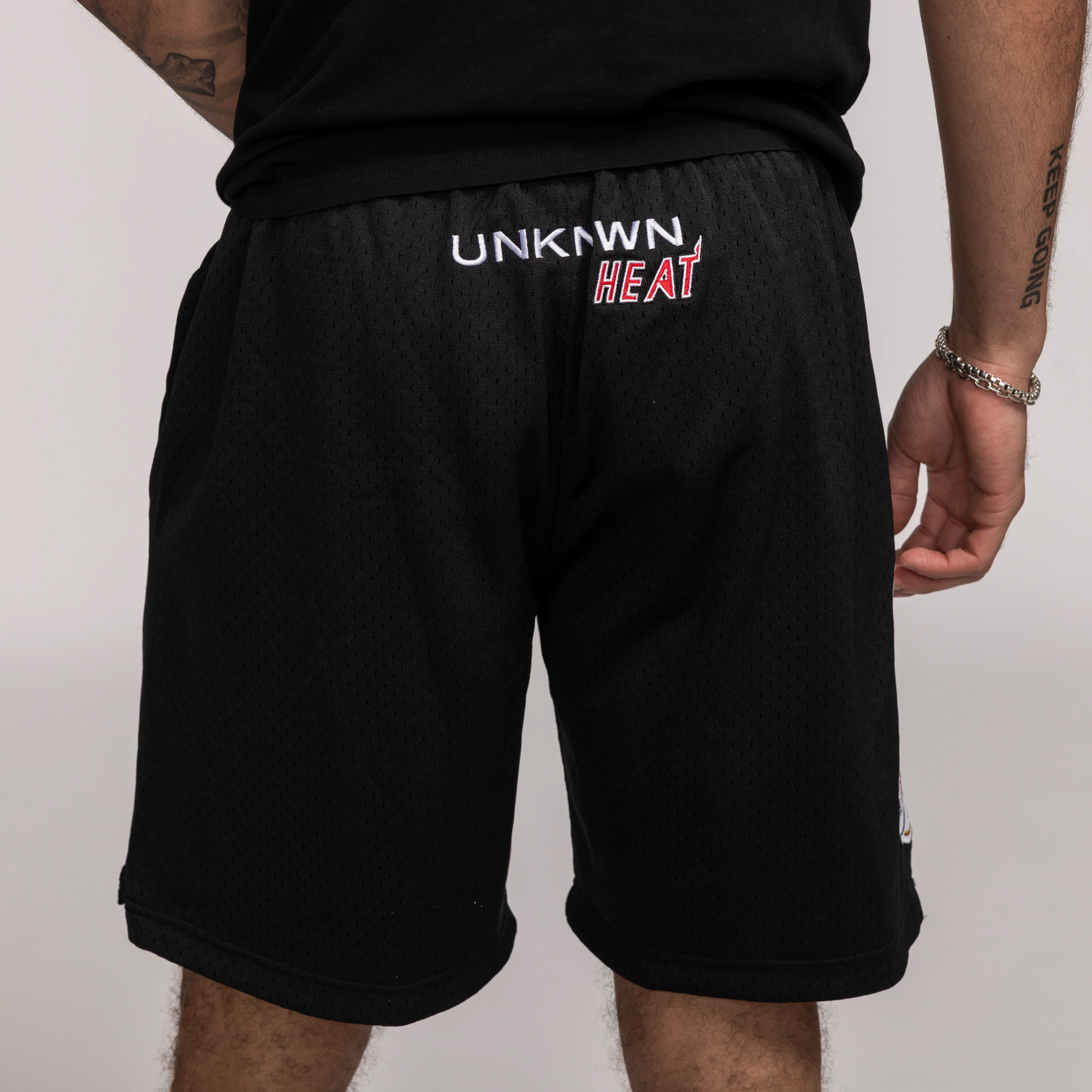 UNKNWN X Mitchell and Ness X Miami HEAT My Towns Fashion Shorts - Image 4
